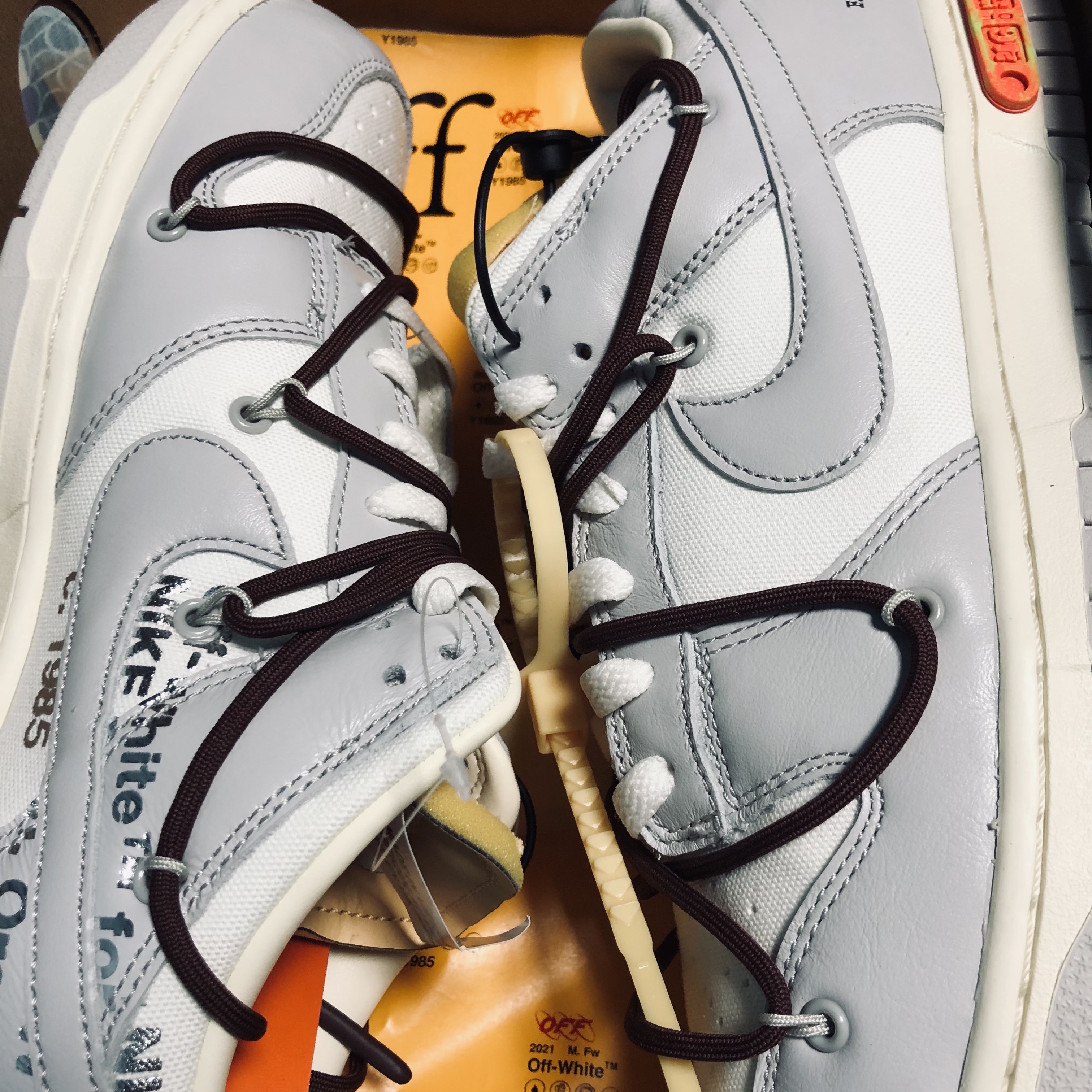 Nike x Off-White Dunk Low The 50 - Lot 46 착용 스타일