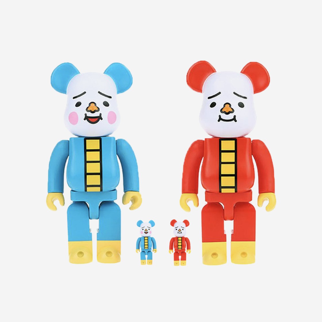 Bearbrick To-fu Oyako 100% & 400% Set 상세 이미지 1