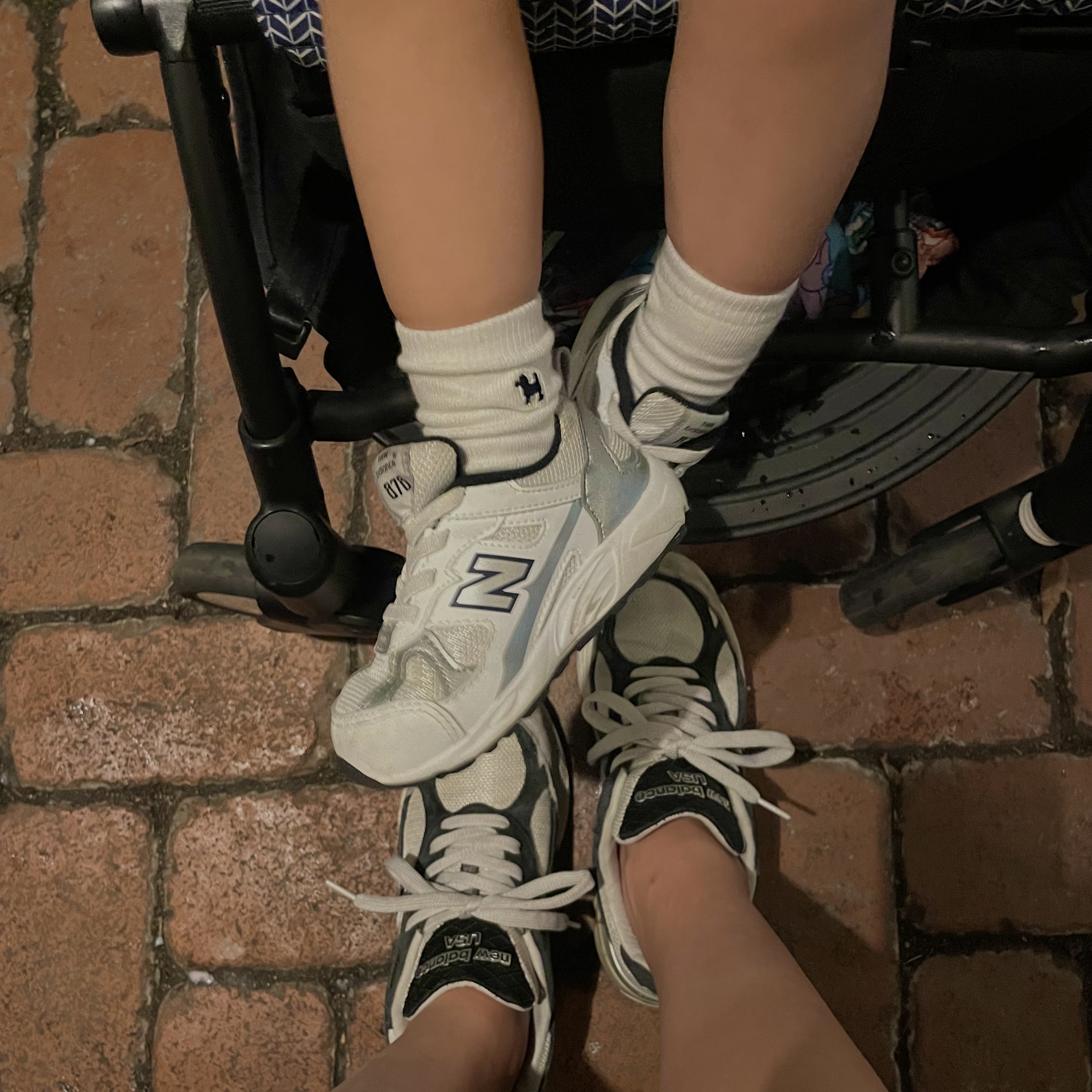 (W) New Balance 990v3 Made in USA Grey - B Standard, New Balance 878 Steel Blue 착용 스타일
