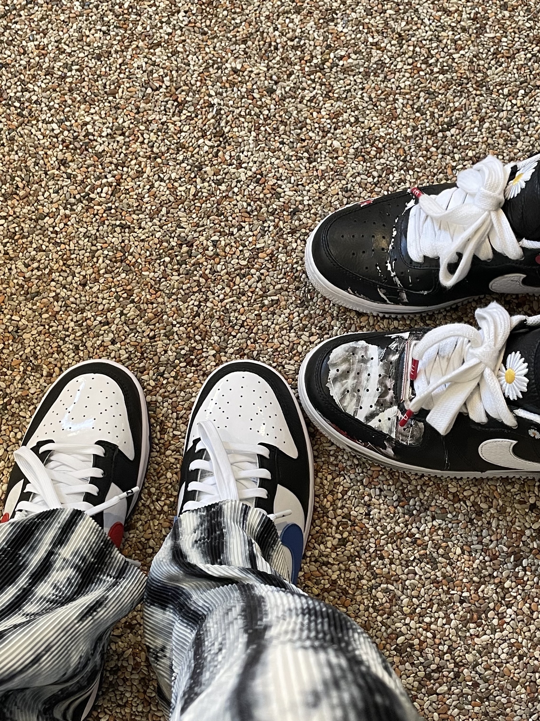 Nike Dunk Low SE Seoul (With Special Gift), Nike x Peaceminusone Air Force 1 Low Para-Noise 착용 스타일 - 4