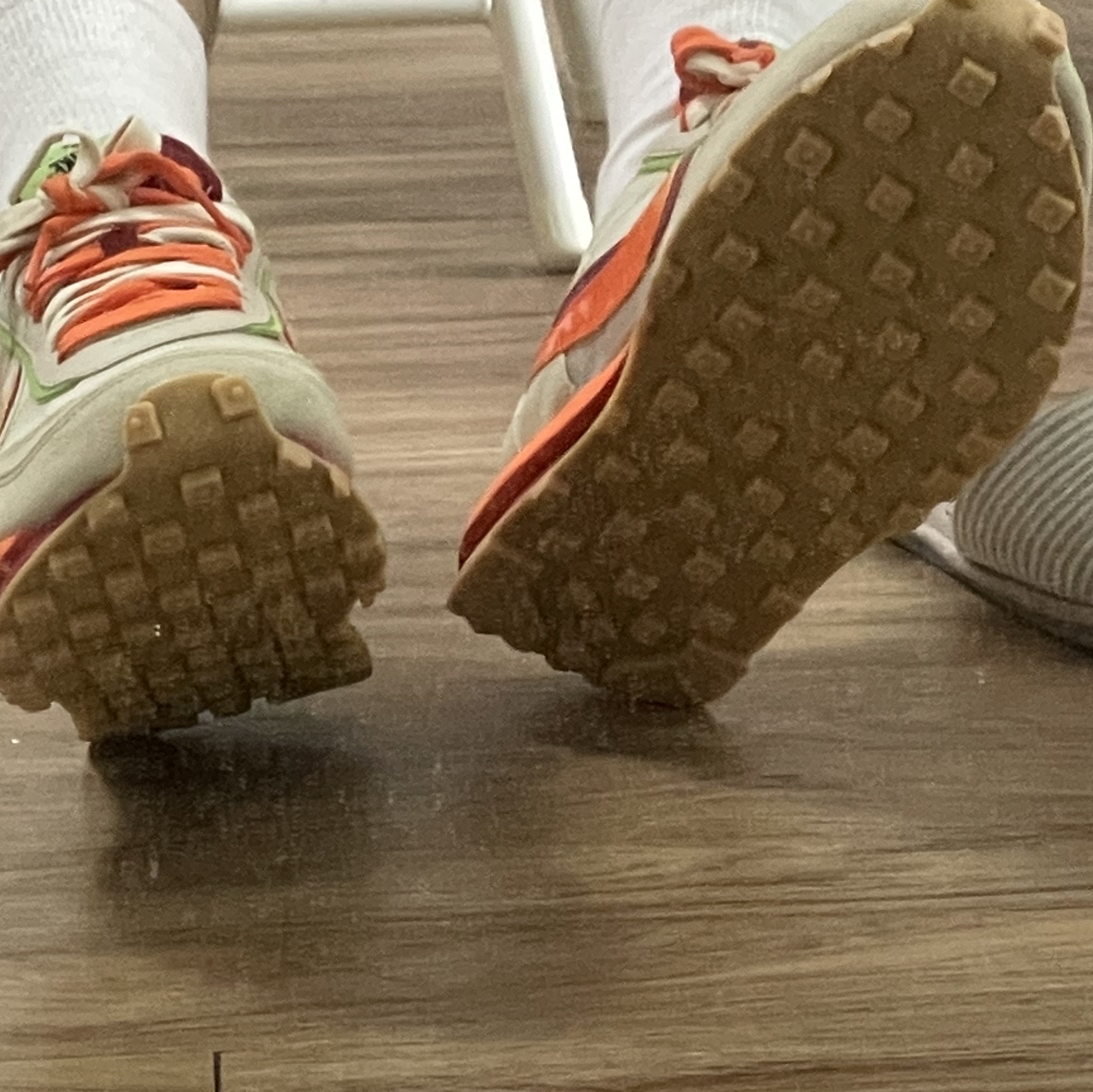 Nike x Sacai x Clot LDWaffle Orange Blaze 착용 스타일