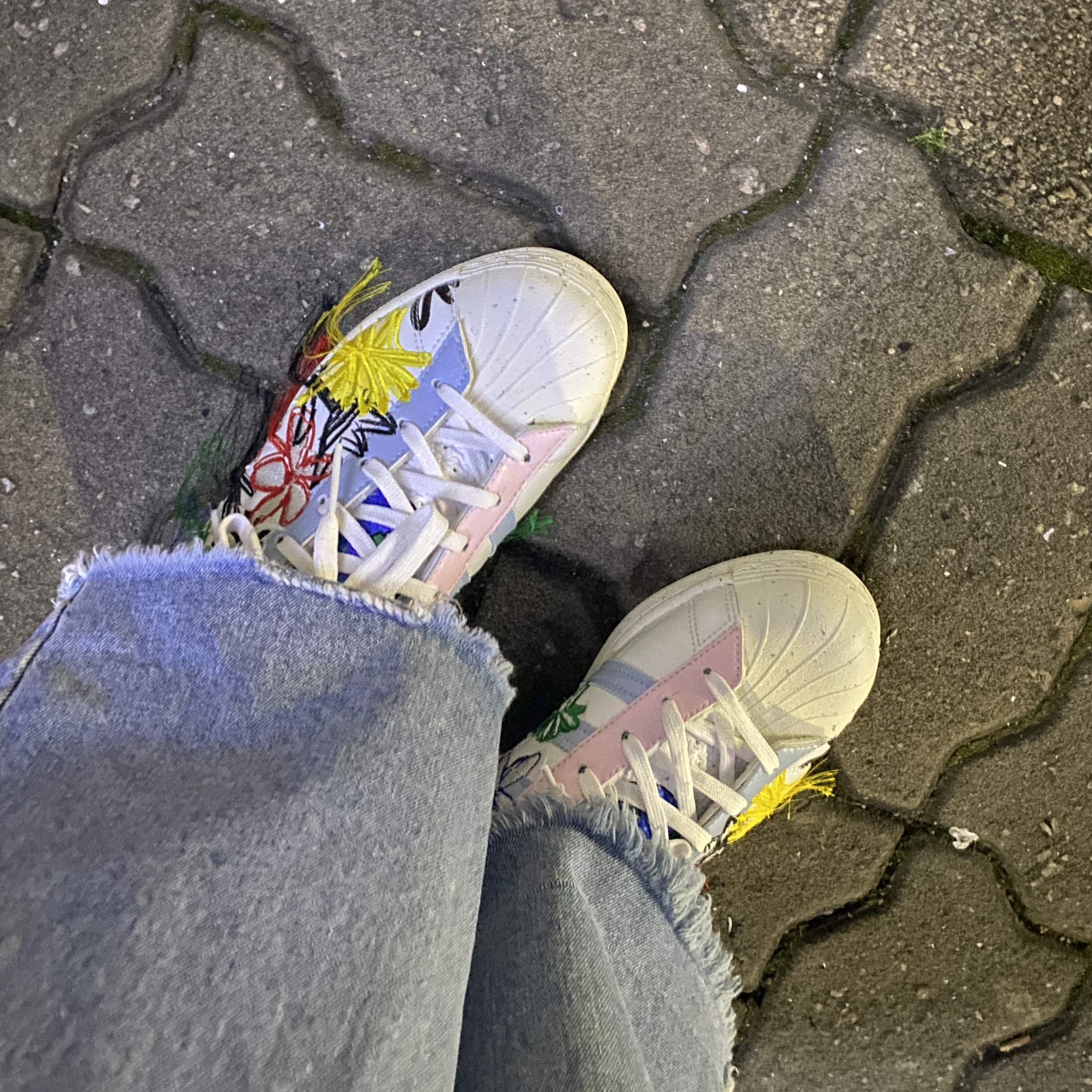 Adidas x Sean Wotherspoon Superstar Superearth 착용 스타일 - 2