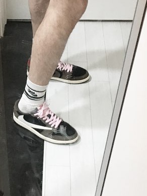 Nike x Tom Sachs Mars Yard Shoe 2.0 Space Camp, Jordan 1 x Off-White Retro High Chicago The Ten 착용 스타일 - 5