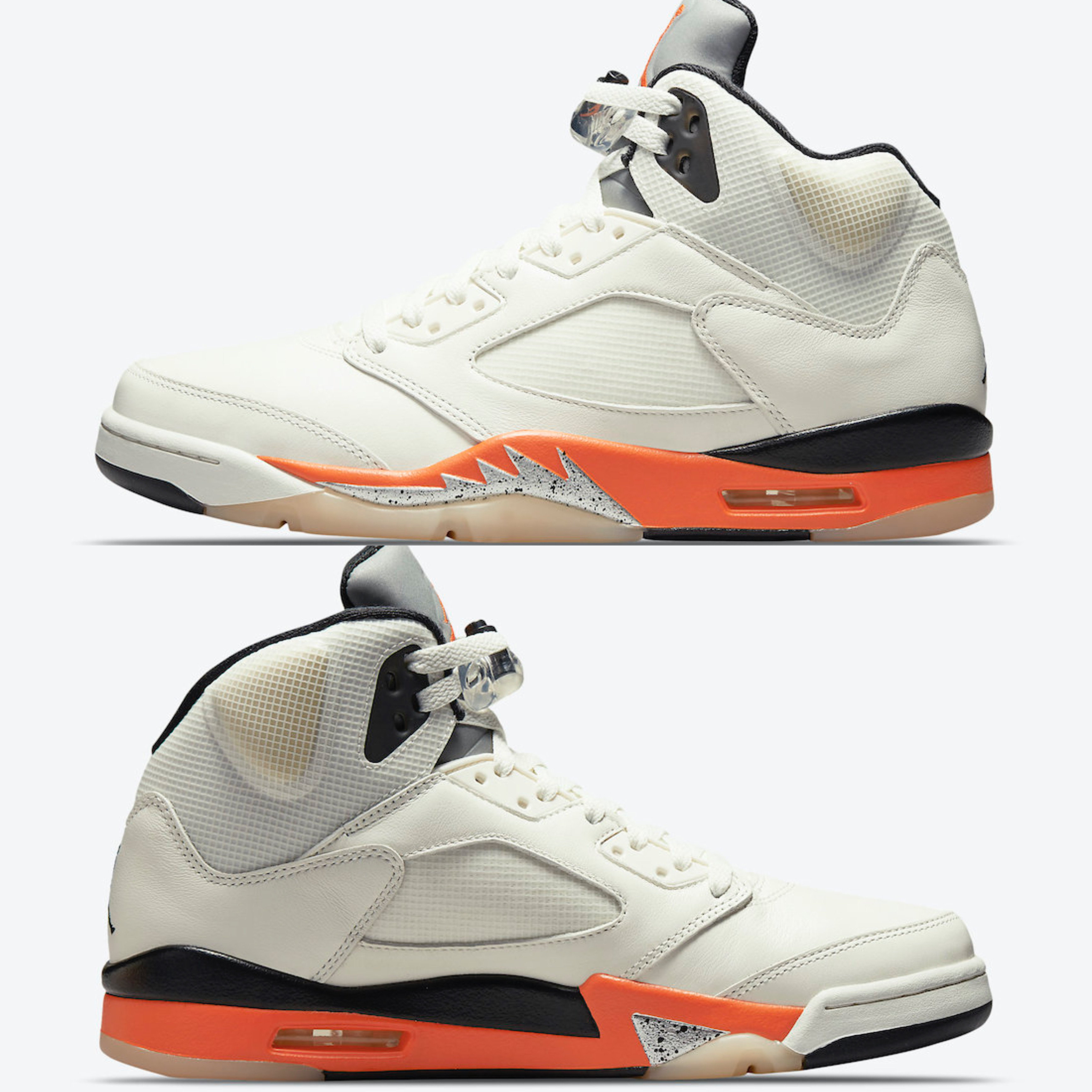 Jordan 5 Retro Orange Blaze 착용 스타일 - 3