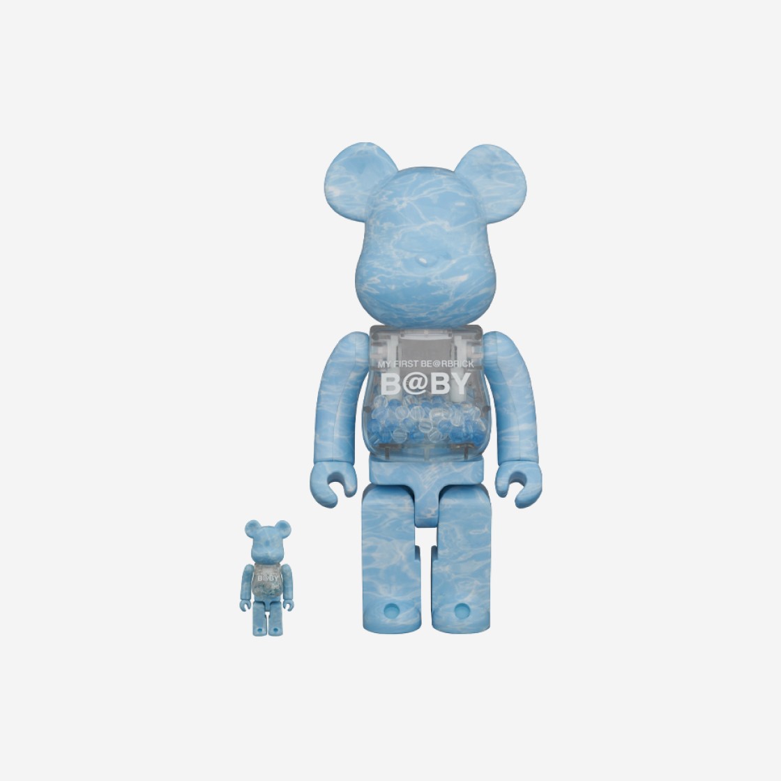 Bearbrick My First Bearbrick Baby Water Crest Ver. 100% & 400% Set 상세 이미지 1