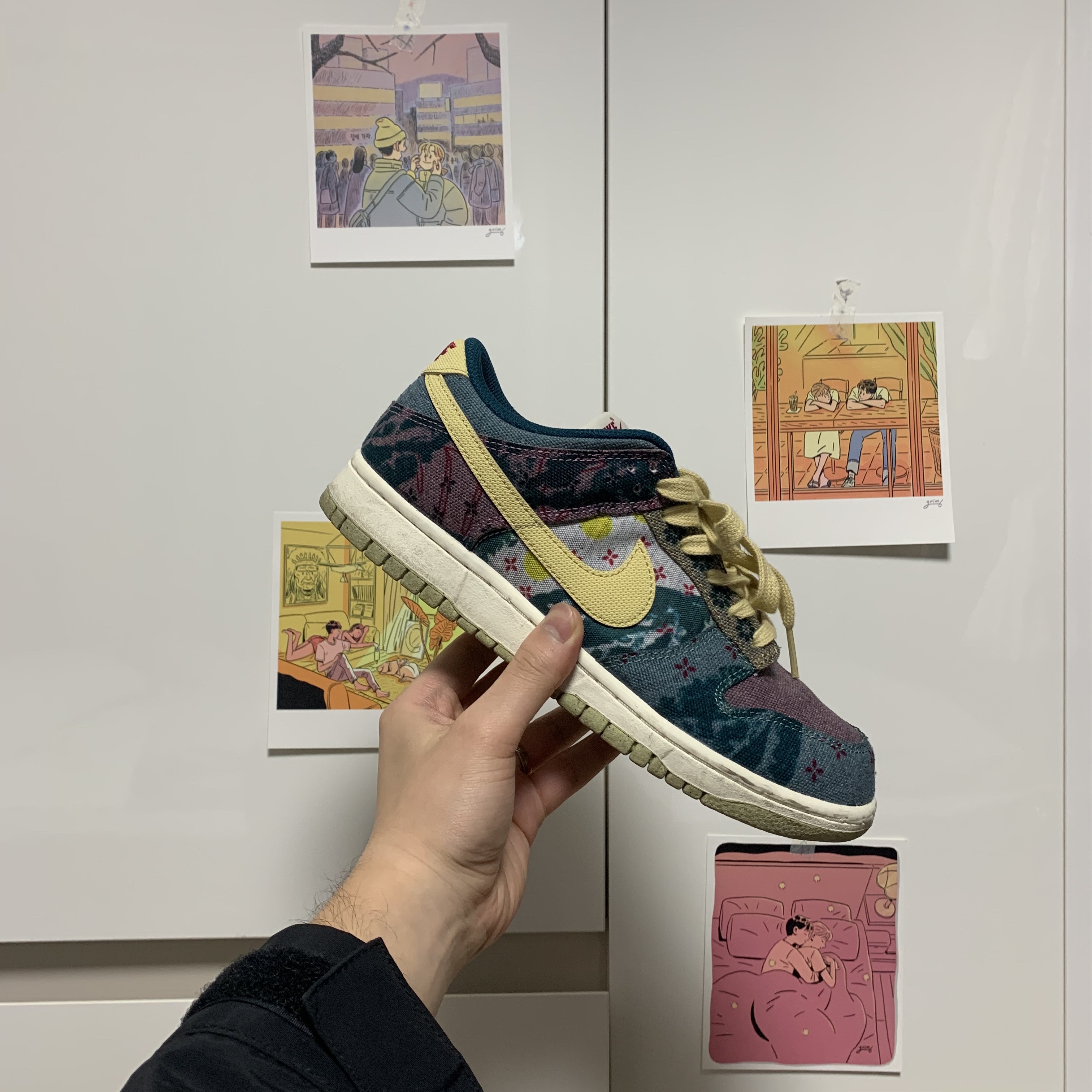 Nike Dunk Low SP Community Garden 착용 스타일