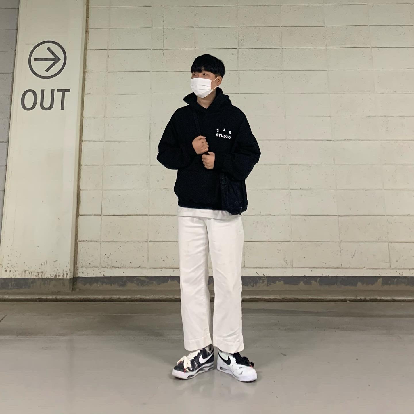 Nike x Peaceminusone Air Force 1 Low Para-Noise 2.0, Nike x Peaceminusone Air Force 1 Low Para-Noise 착용 스타일