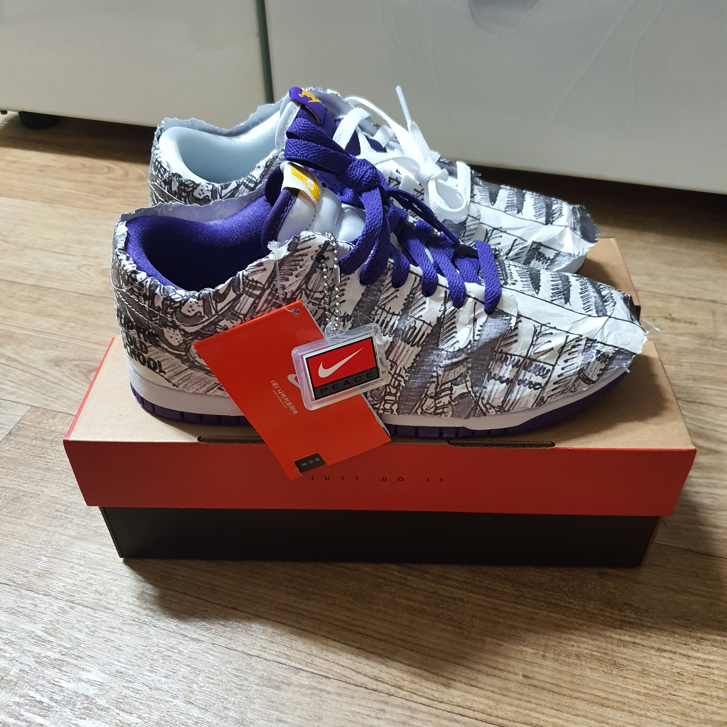 (W) Nike Dunk Low SE Flip 착용 스타일 - 1