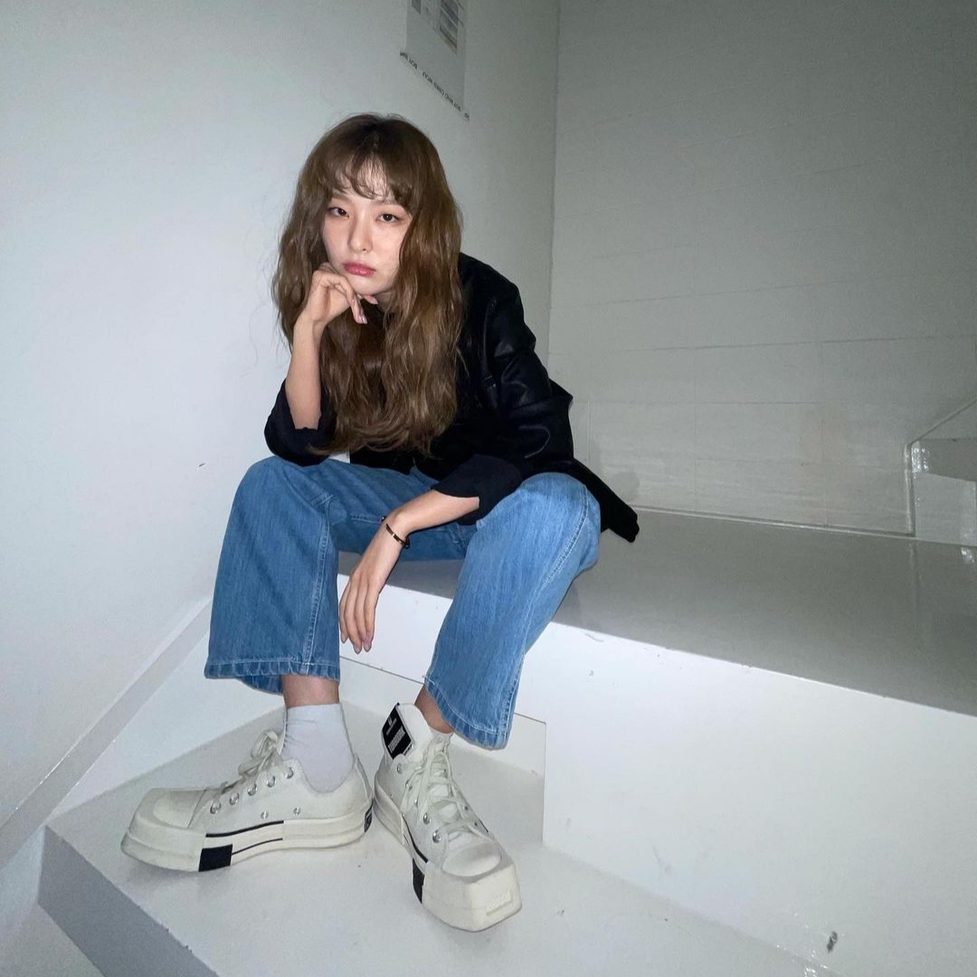 Converse x Drkshdw Turbodrk Chuck 70 Ox Lilly White 착용 스타일 - 2