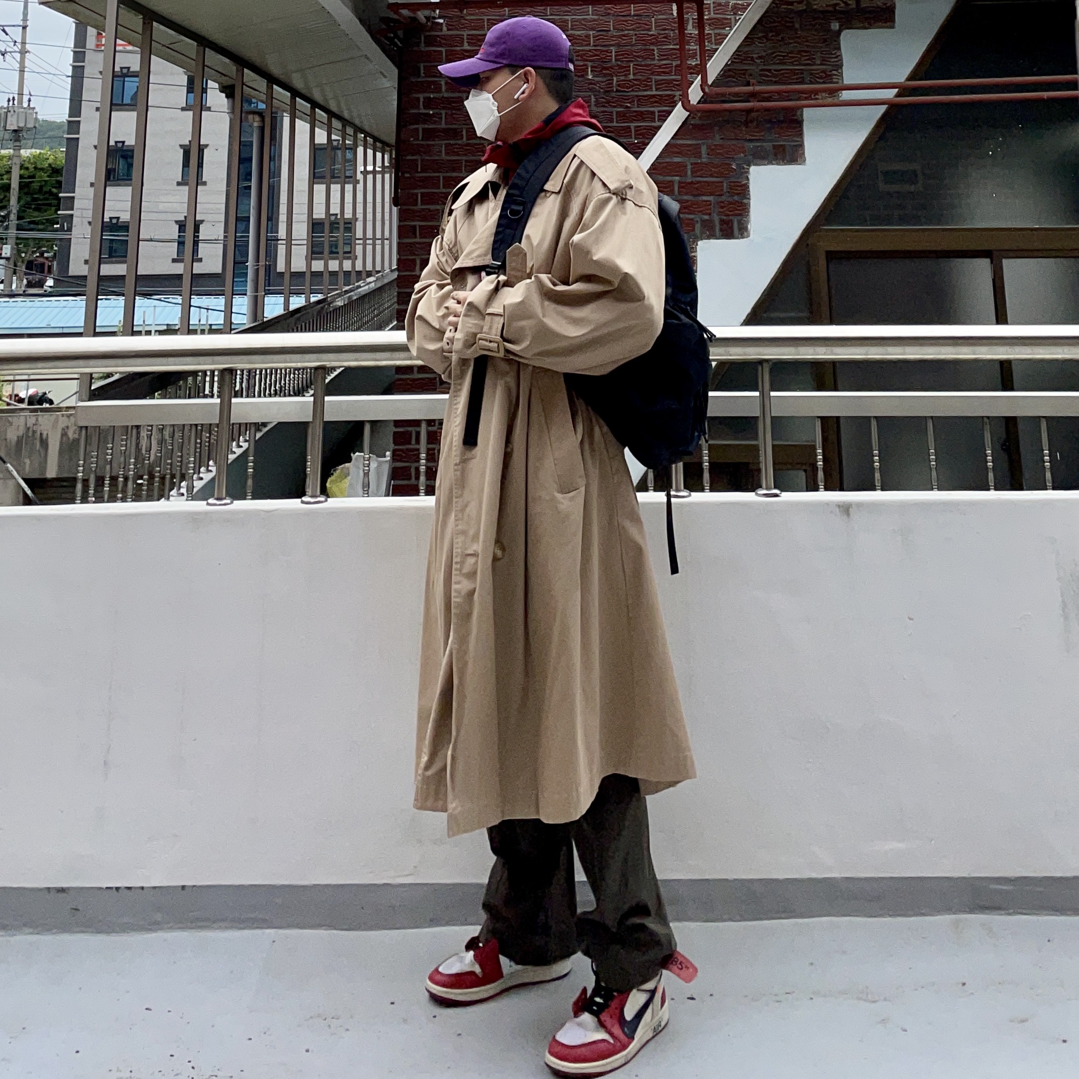 Jordan 1 x Off-White Retro High Chicago The Ten 착용 스타일