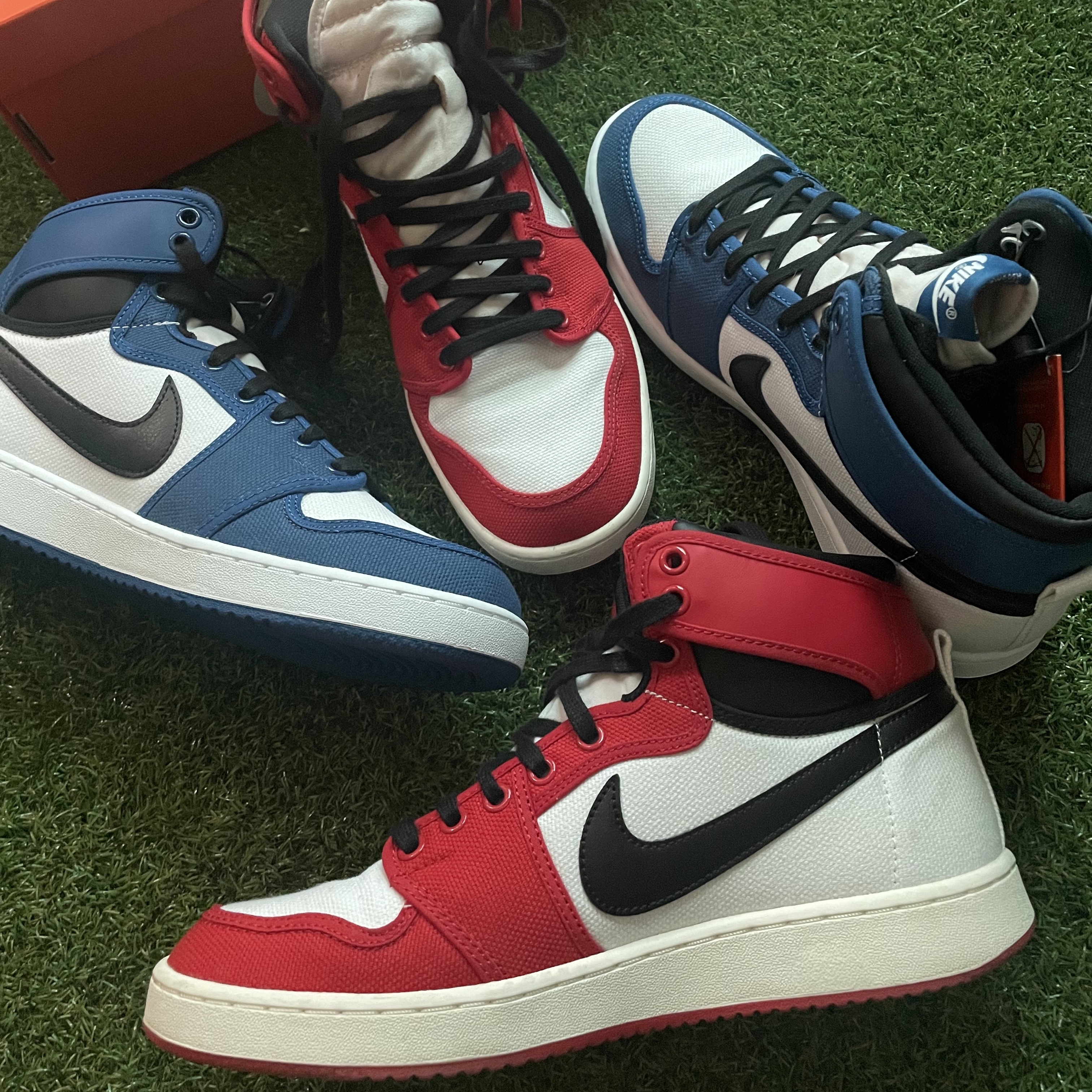 Jordan 1 KO Storm Blue, Jordan 1 KO Chicago 2021 착용 스타일