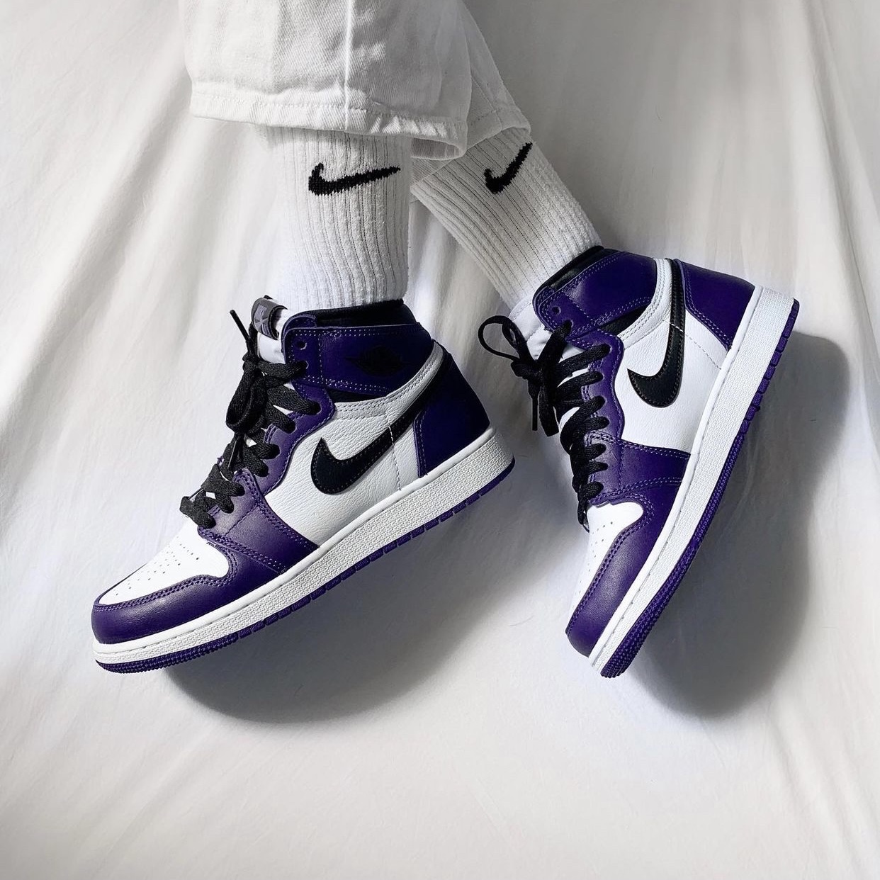 Jordan 1 Retro High OG Court Purple 2020 착용 스타일