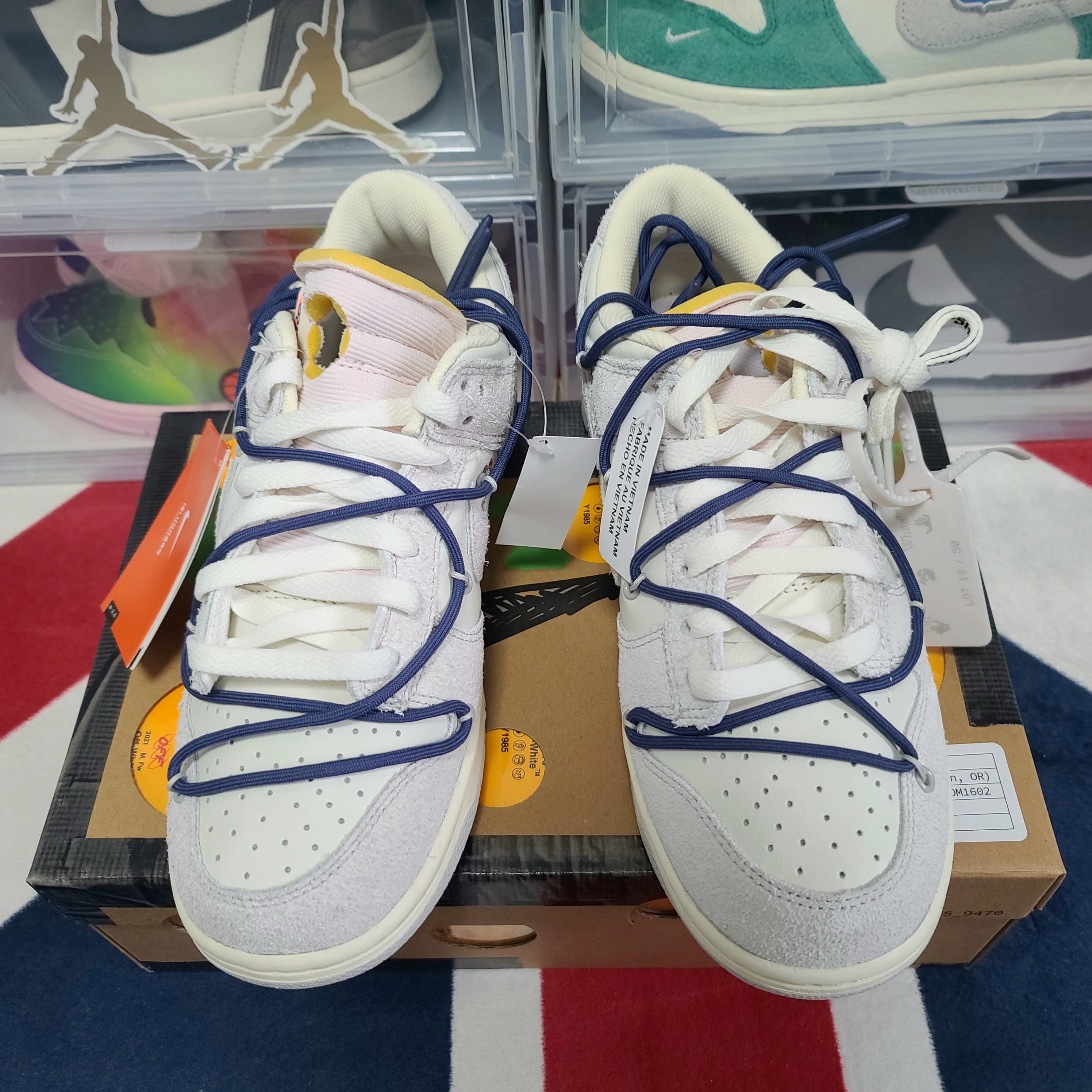 Nike x Off-White Dunk Low The 50 - Lot 18 착용 스타일 - 2