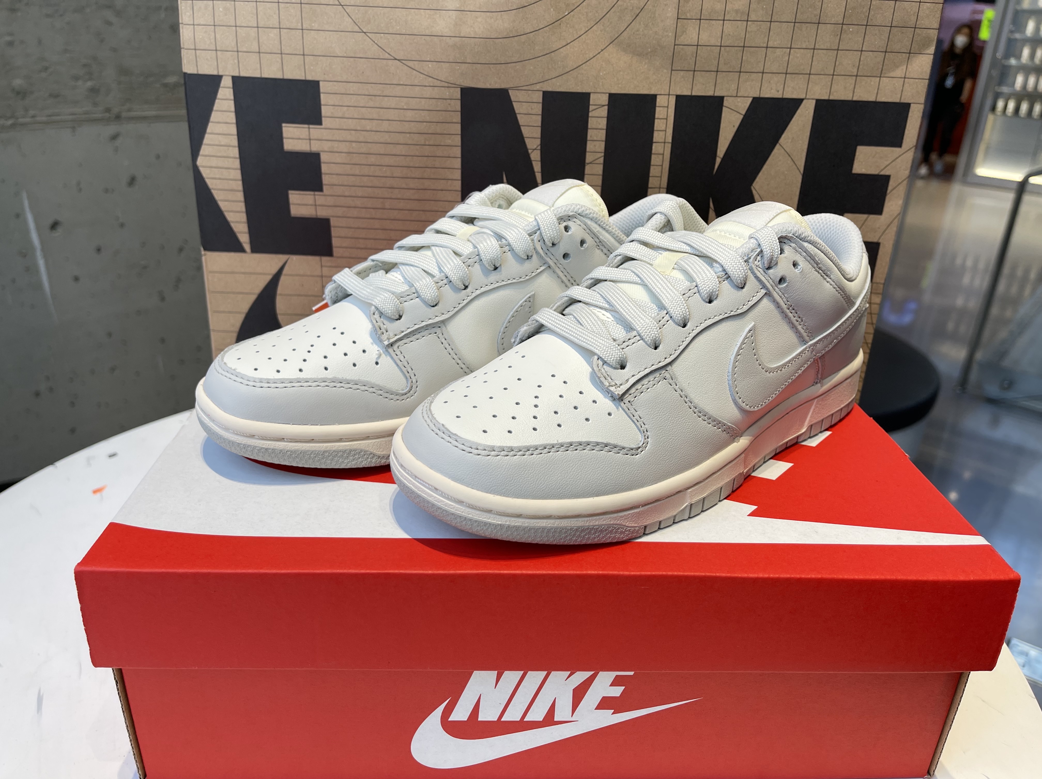 (W) Nike Dunk Low Light Bone 착용 스타일