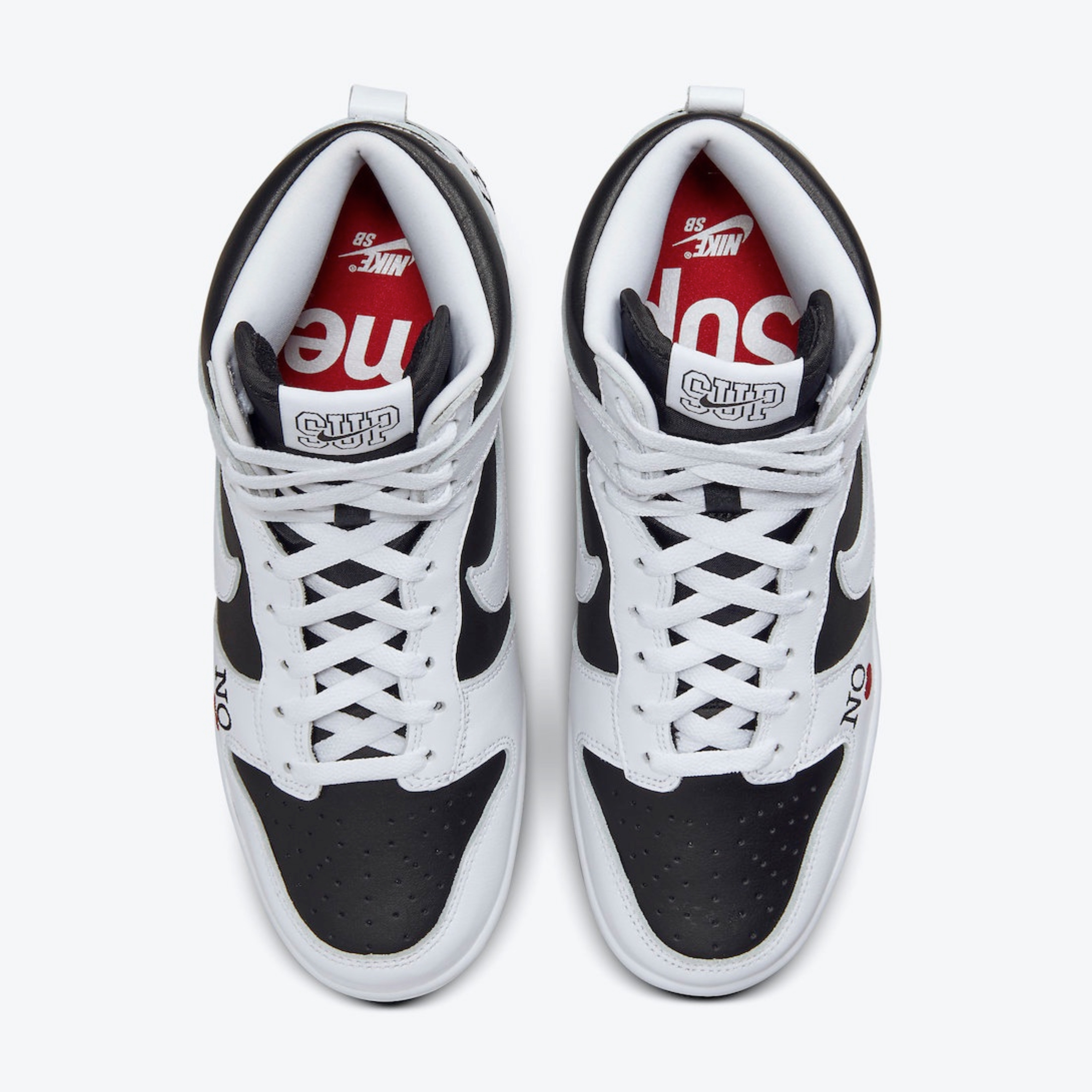 Nike x Supreme SB Dunk Low Black, Jordan 1 Retro High OG Shadow 2.0 착용 스타일 - 4