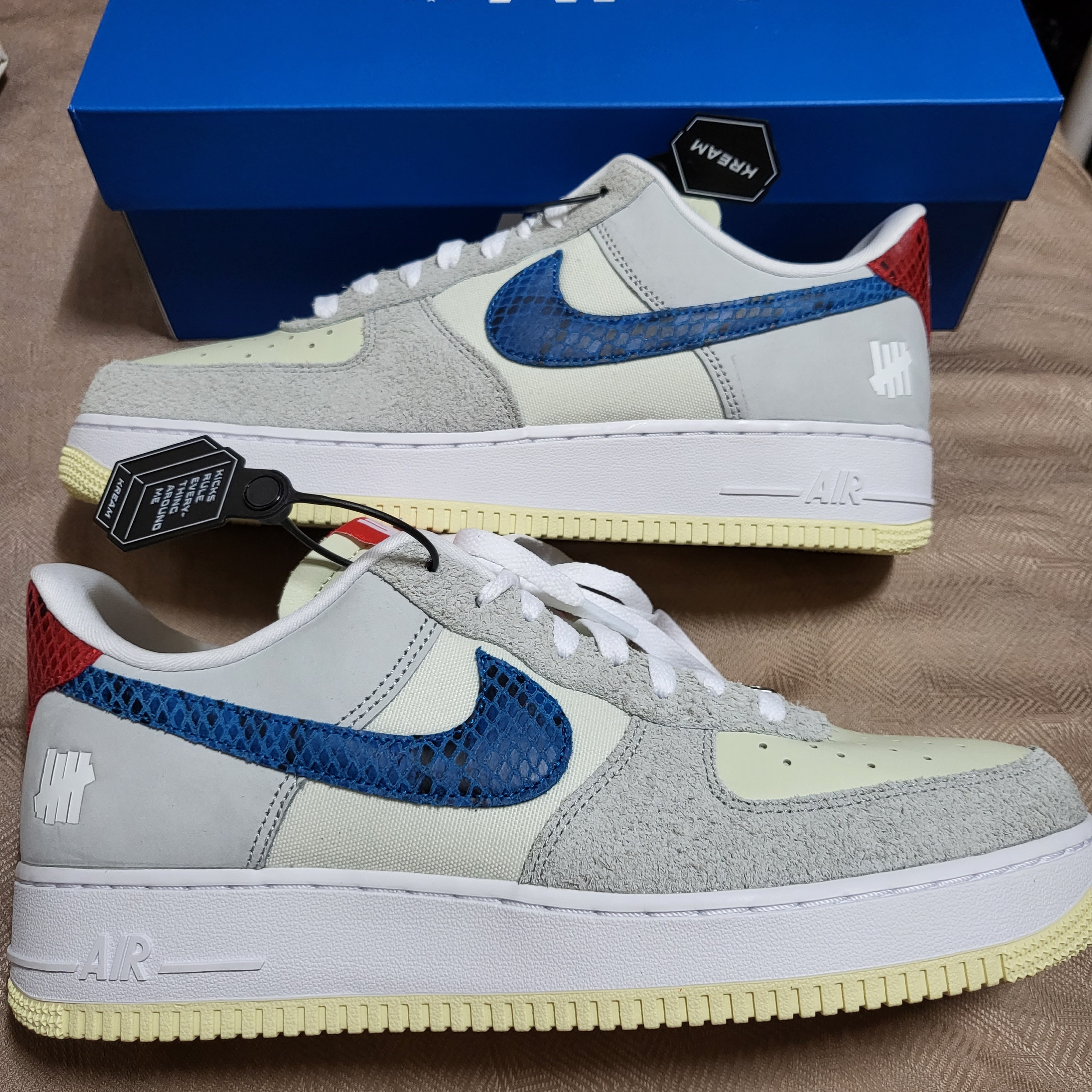 Nike x Undefeated Air Force 1 Low SP 5 On It 착용 스타일 - 1