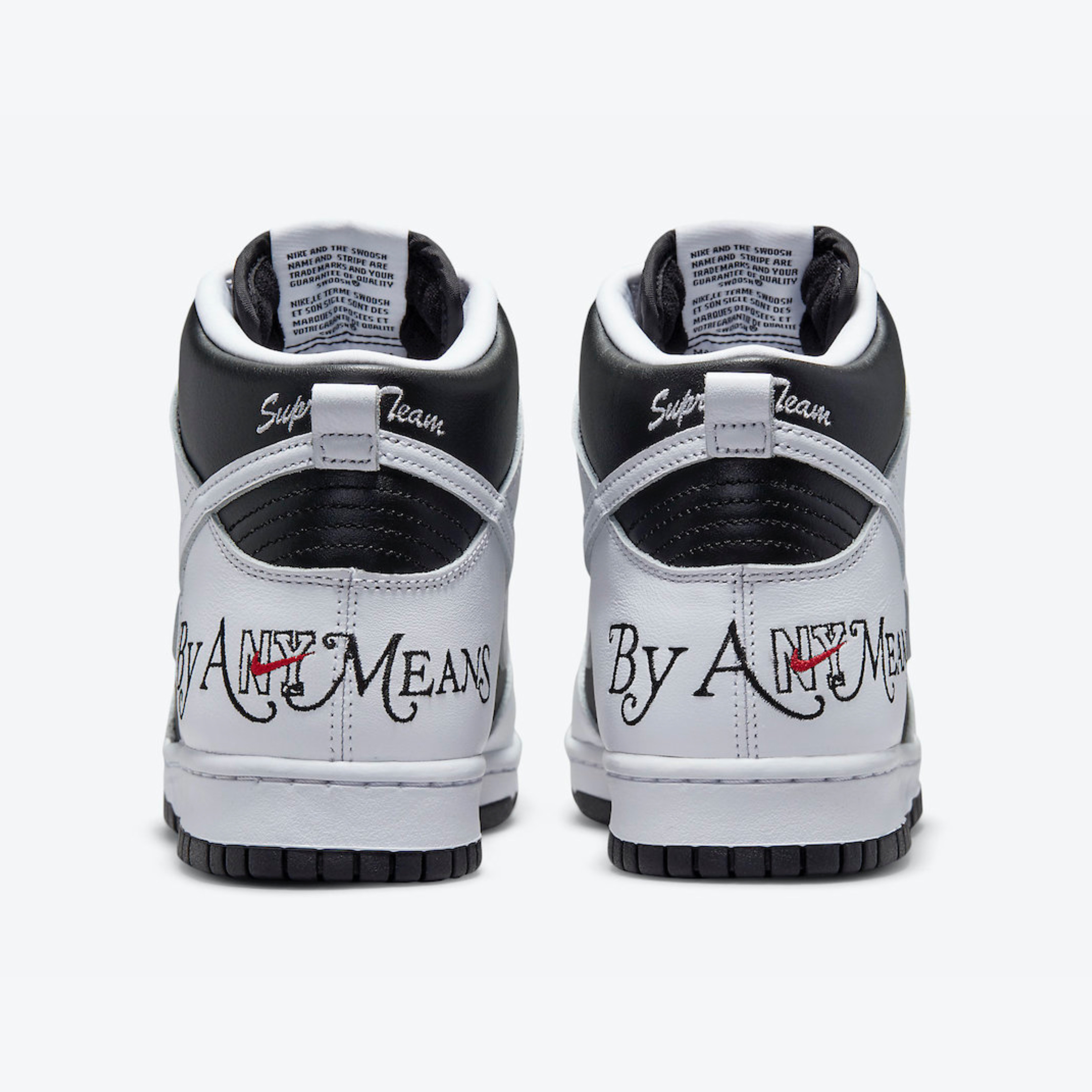 Nike x Supreme SB Dunk Low Black, Jordan 1 Retro High OG Shadow 2.0 착용 스타일 - 5