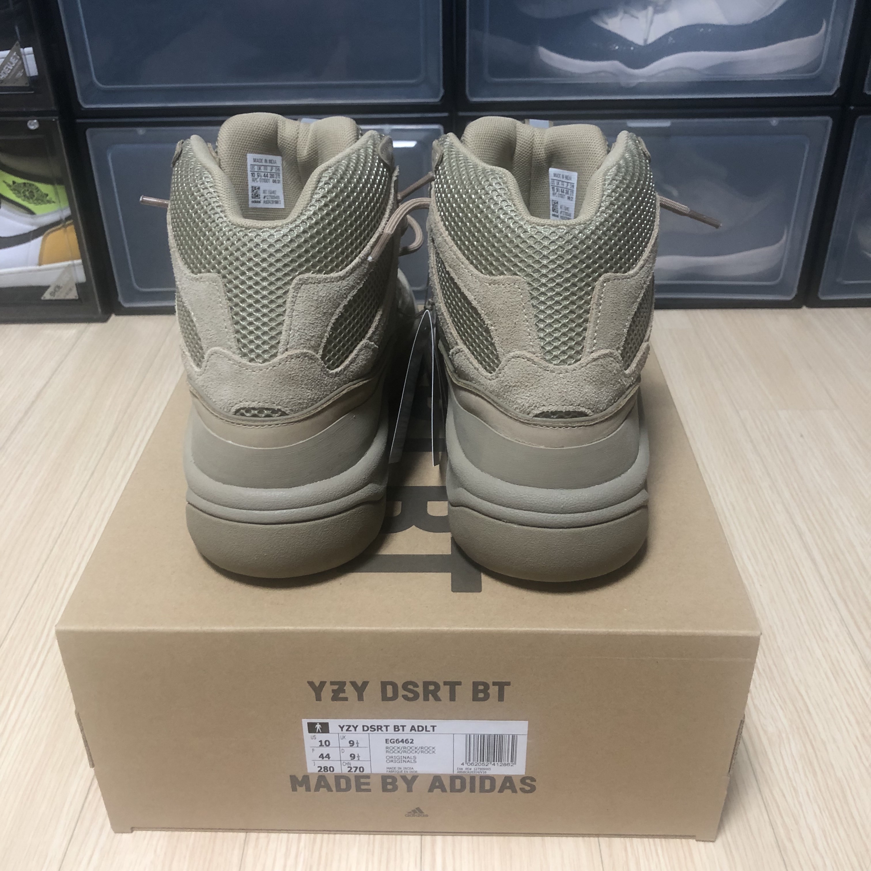 Adidas Yeezy Desert Boot Rock 착용 스타일 - 3