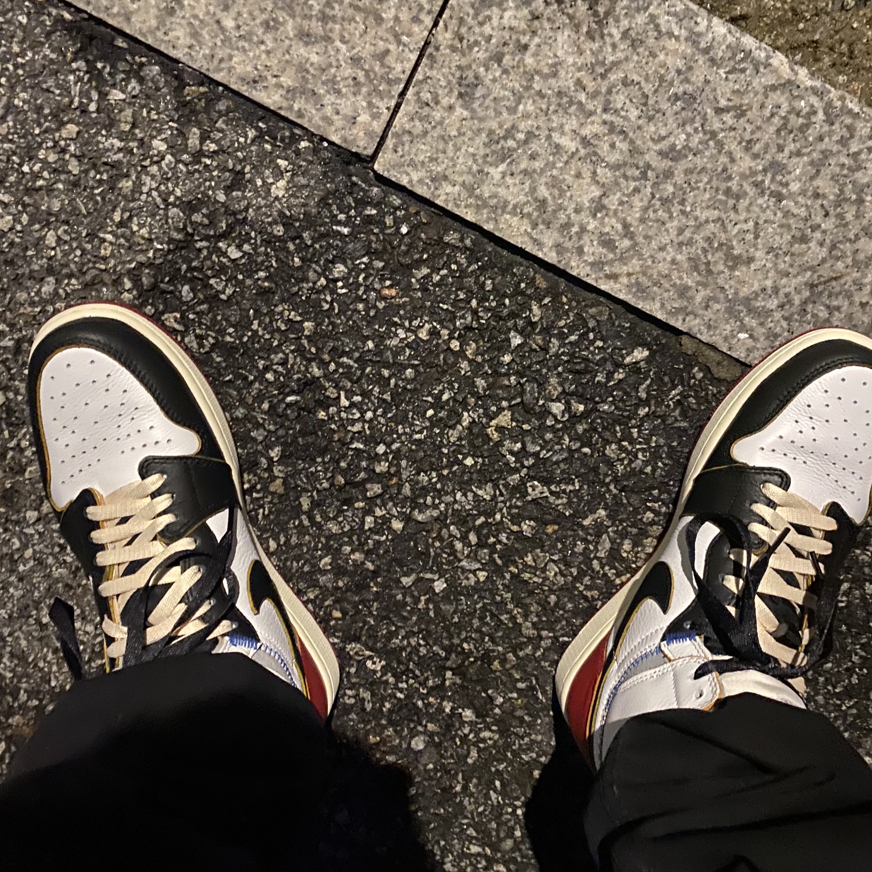 Jordan 1 x Union Retro High Black Toe 착용 스타일