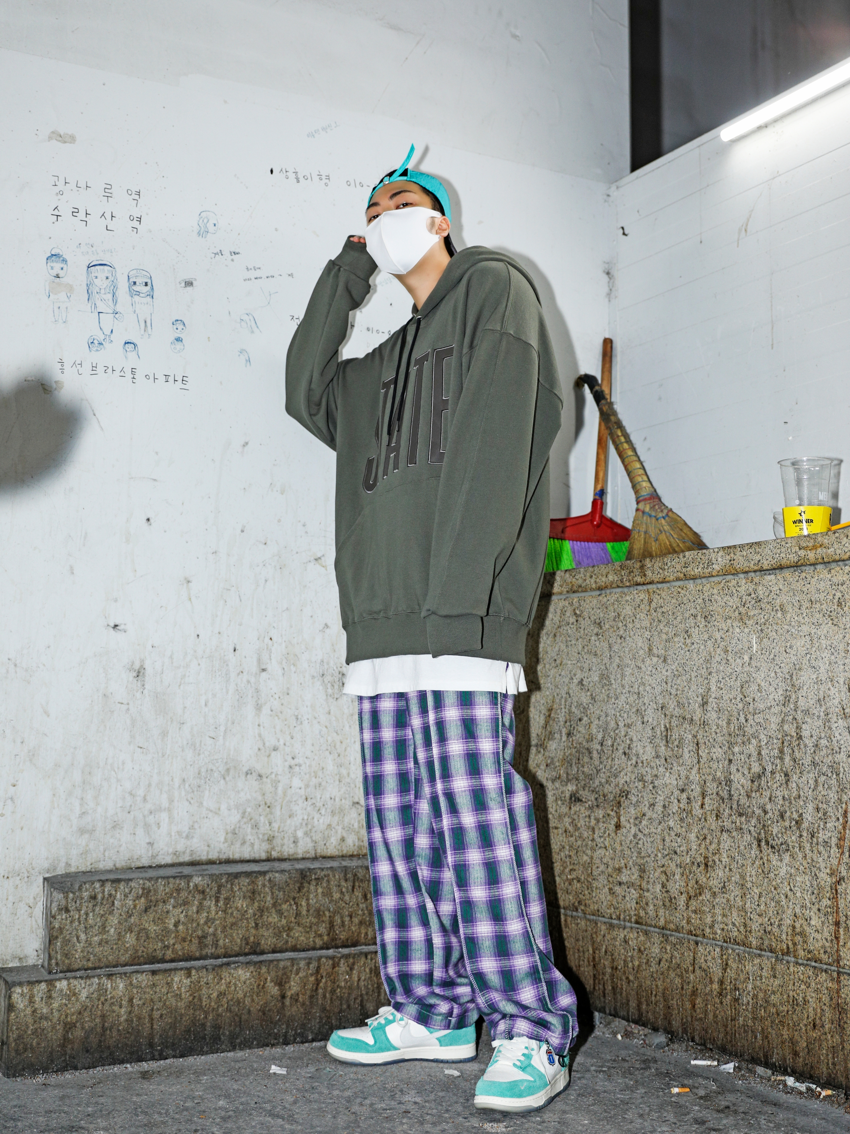 Nike x Kasina Dunk Low Road Sign - Kasina Exclusive 착용 스타일