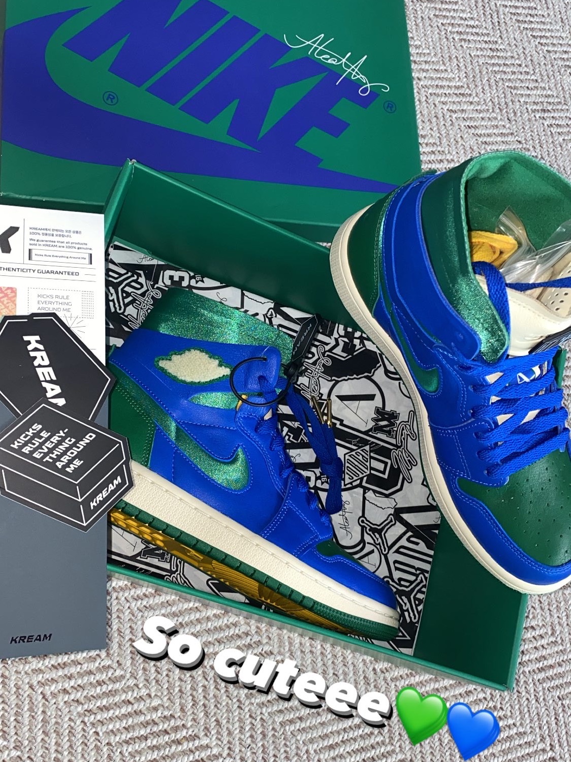 (W) Jordan 1 x Aleali May Zoom CMFT SP Califia 착용 스타일 - 1