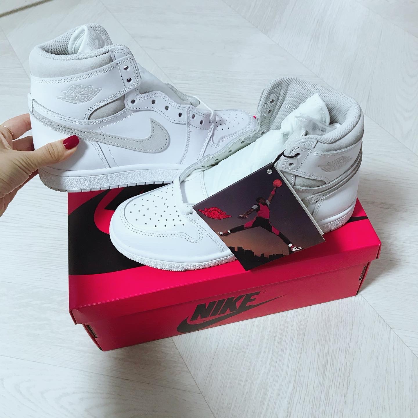 Jordan 1 High 85 Neutral Grey 착용 스타일