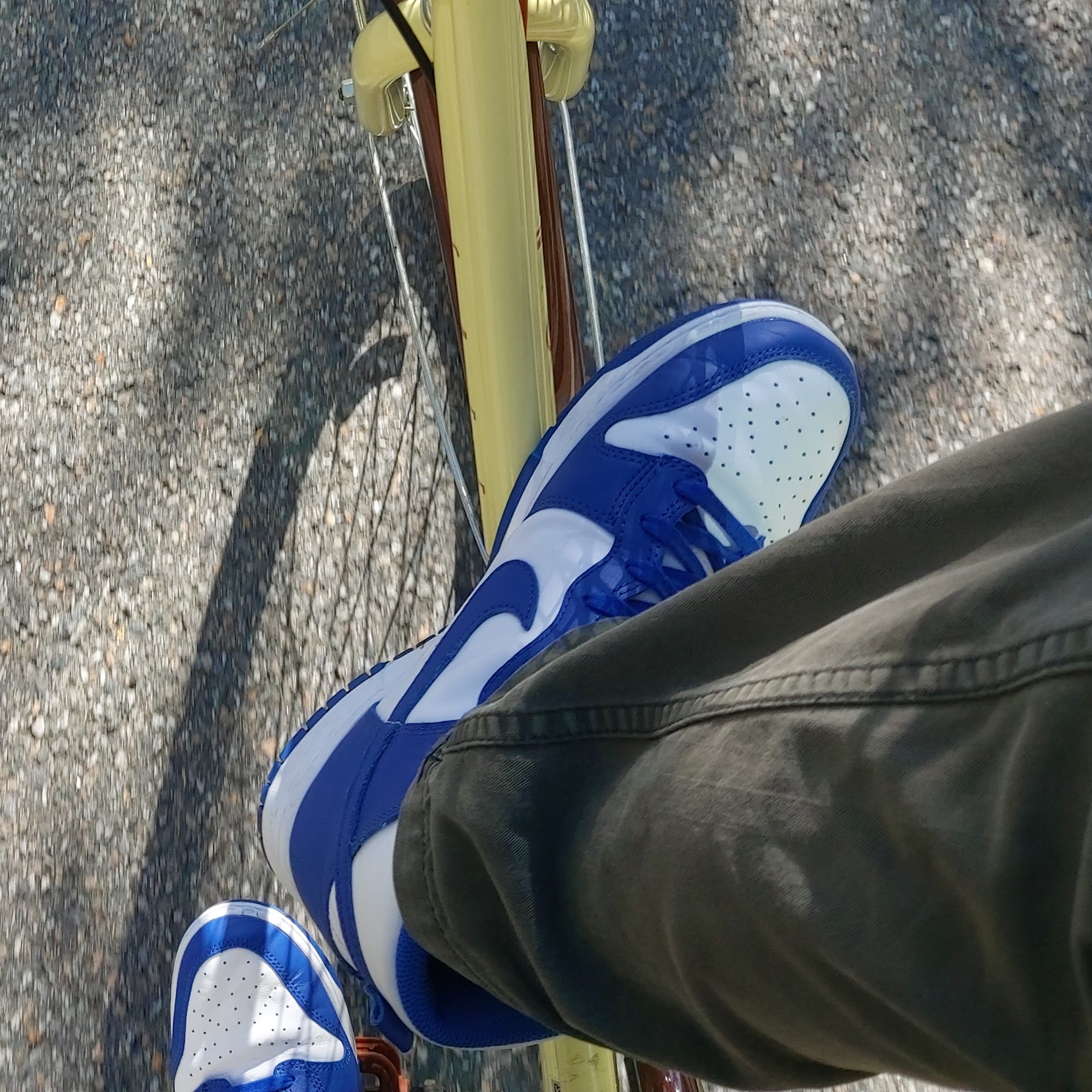 Nike Dunk High Retro Game Royal 착용 스타일 - 1