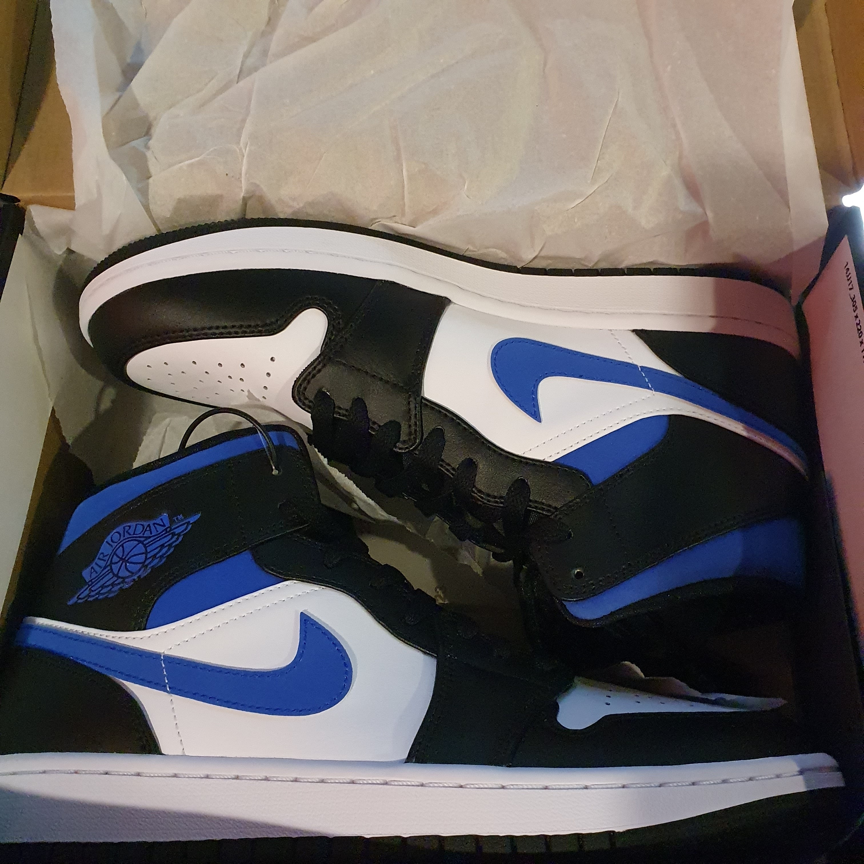 Jordan 1 Mid Racer Blue 착용 스타일