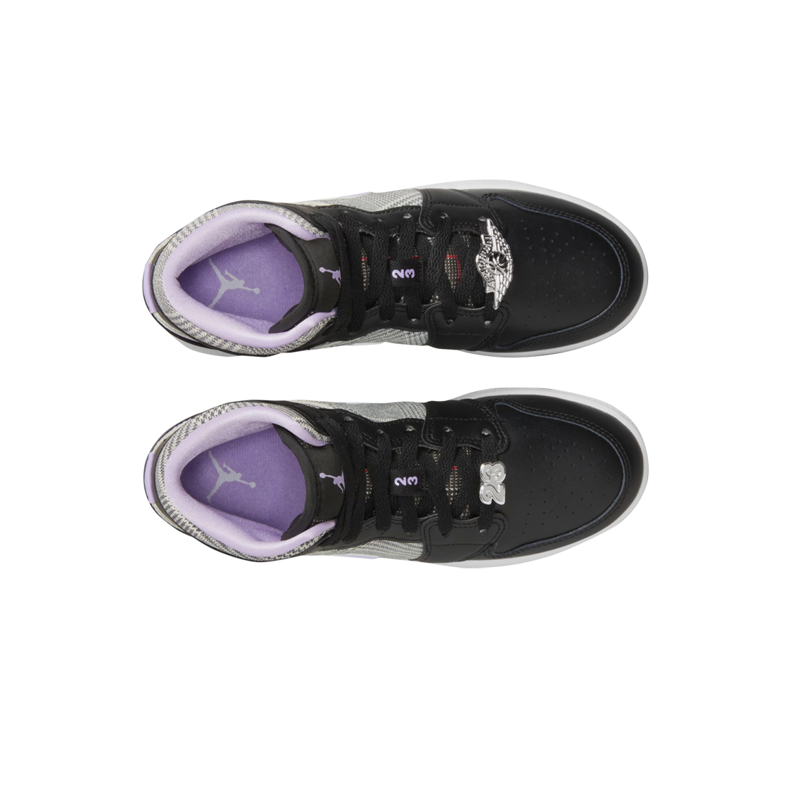 (GS) 조던 1 미드 SE 블랙 라일락((GS) Jordan 1 Mid SE Black Lilac) - 2
