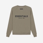 Essentials Pull-Over Crewneck Sweatshirt Taupe - 21SS