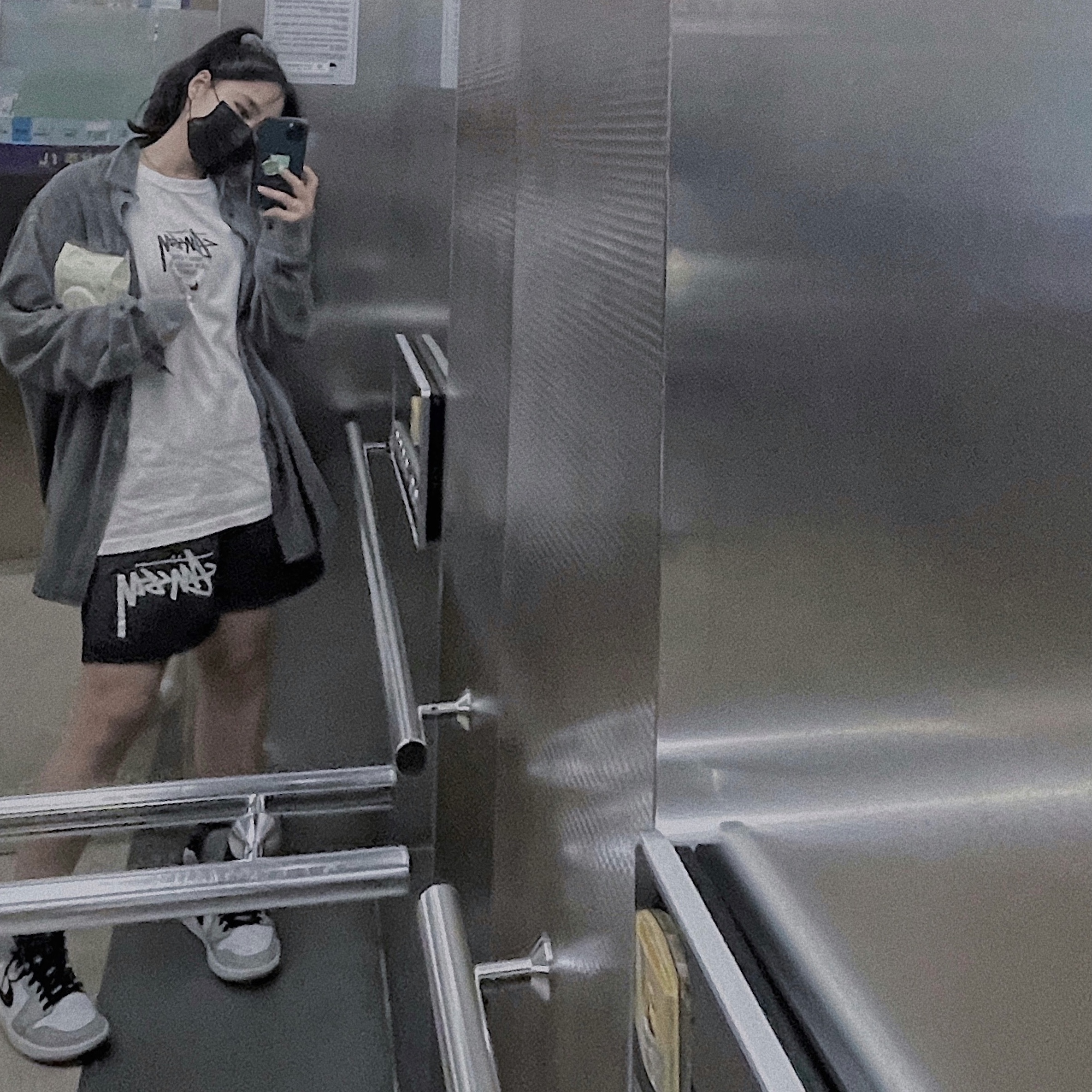Nike x Stussy Water Shorts Off Noir, Nike x Stussy WT T-Shirt White - Asia 착용 스타일 - 2