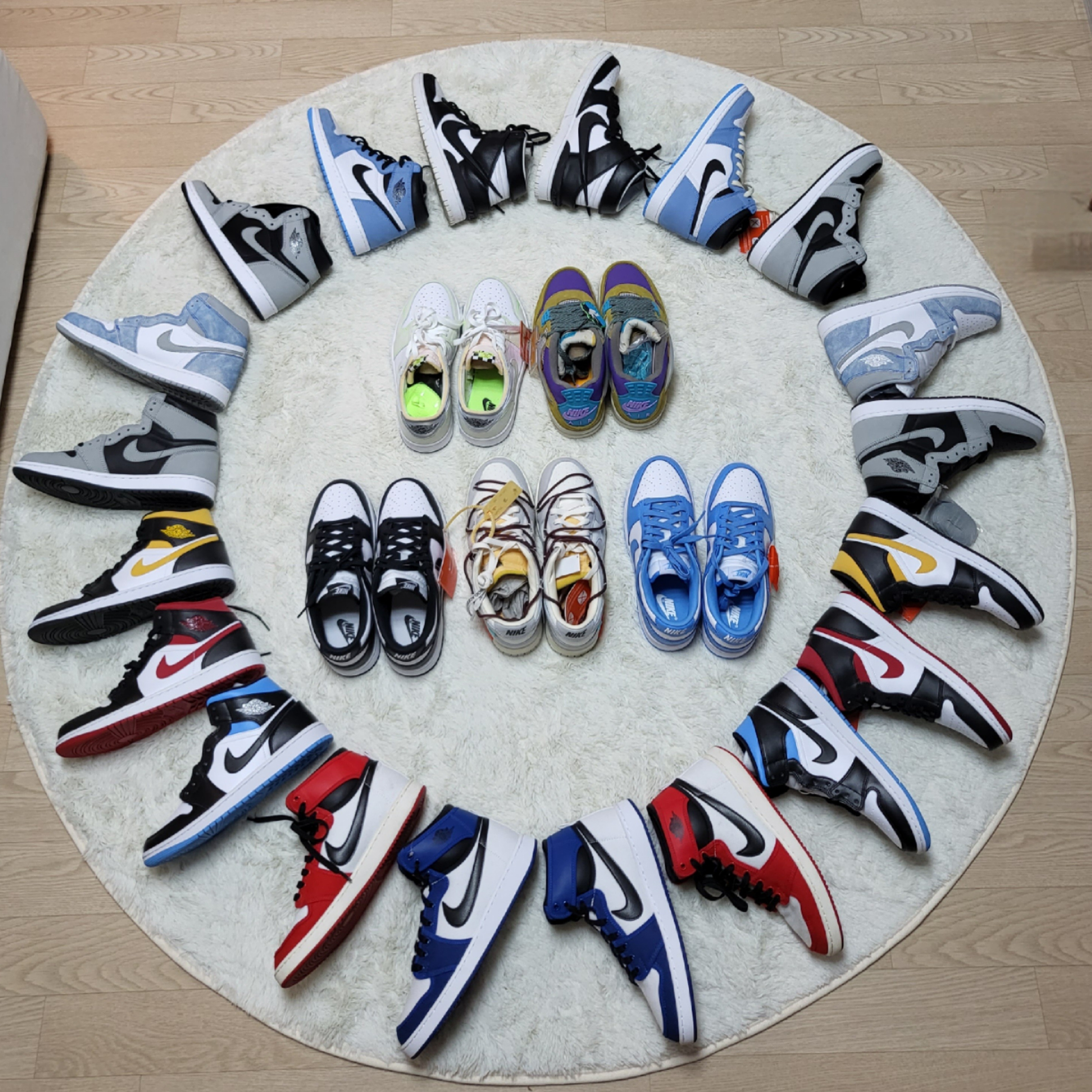 Nike x Off-White Dunk Low The 50 - Lot 46 착용 스타일