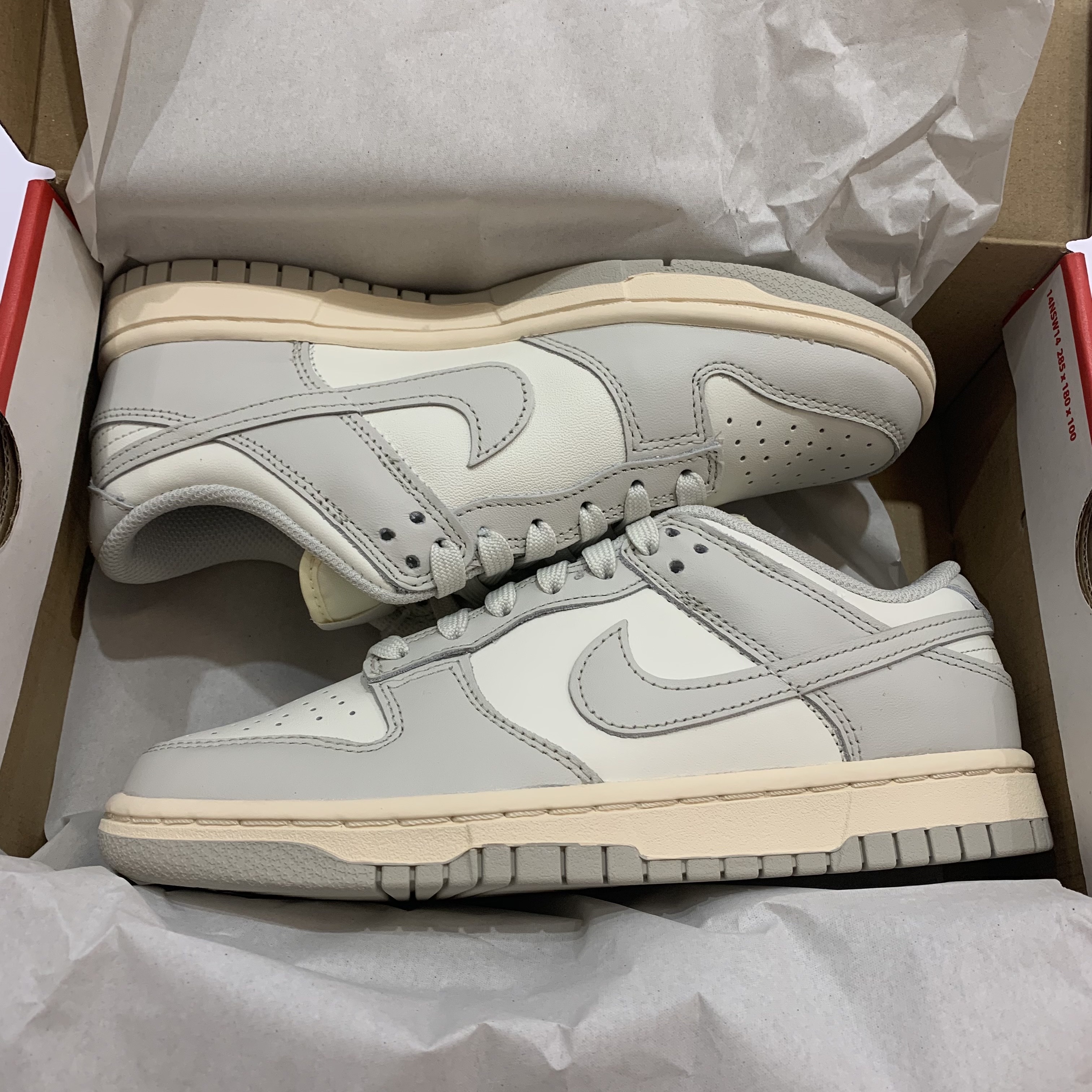 (W) Nike Dunk Low Light Bone 착용 스타일