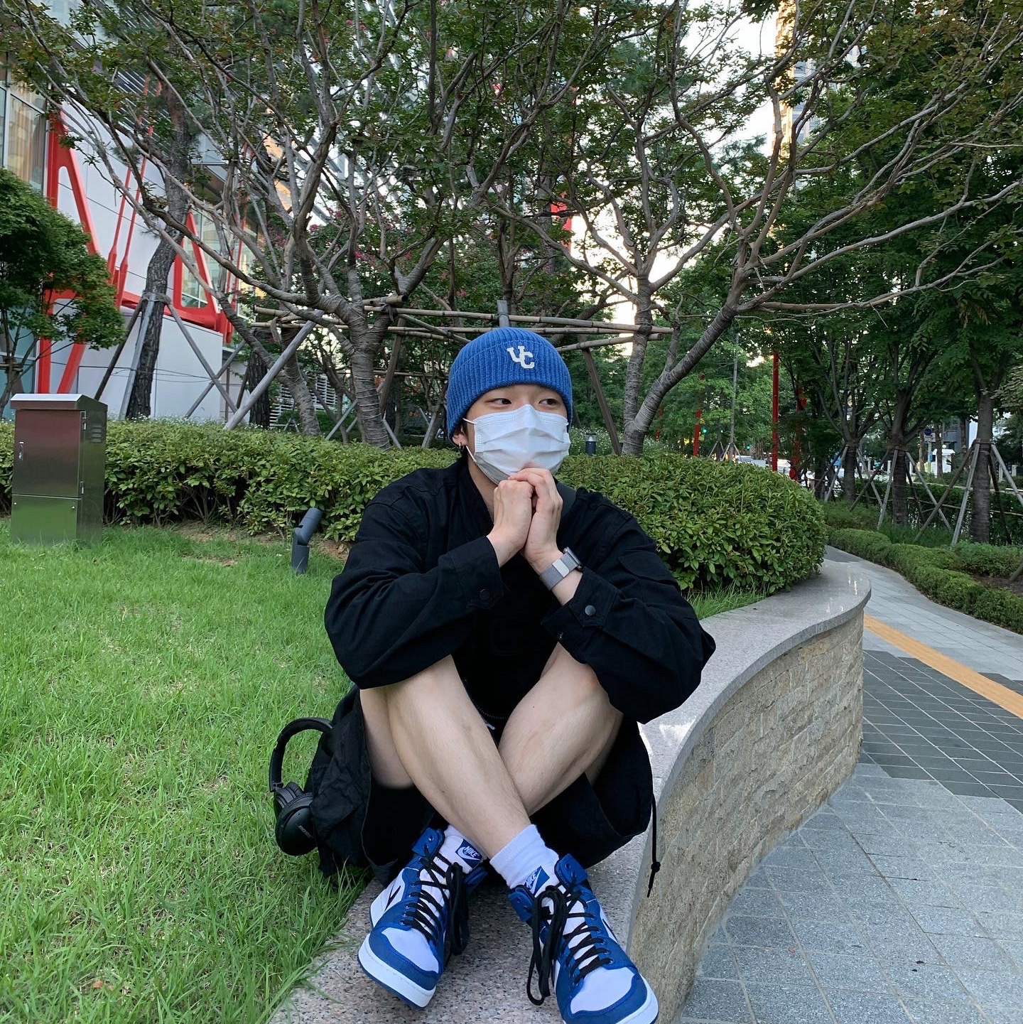 Jordan 1 KO Storm Blue 착용 스타일 - 1