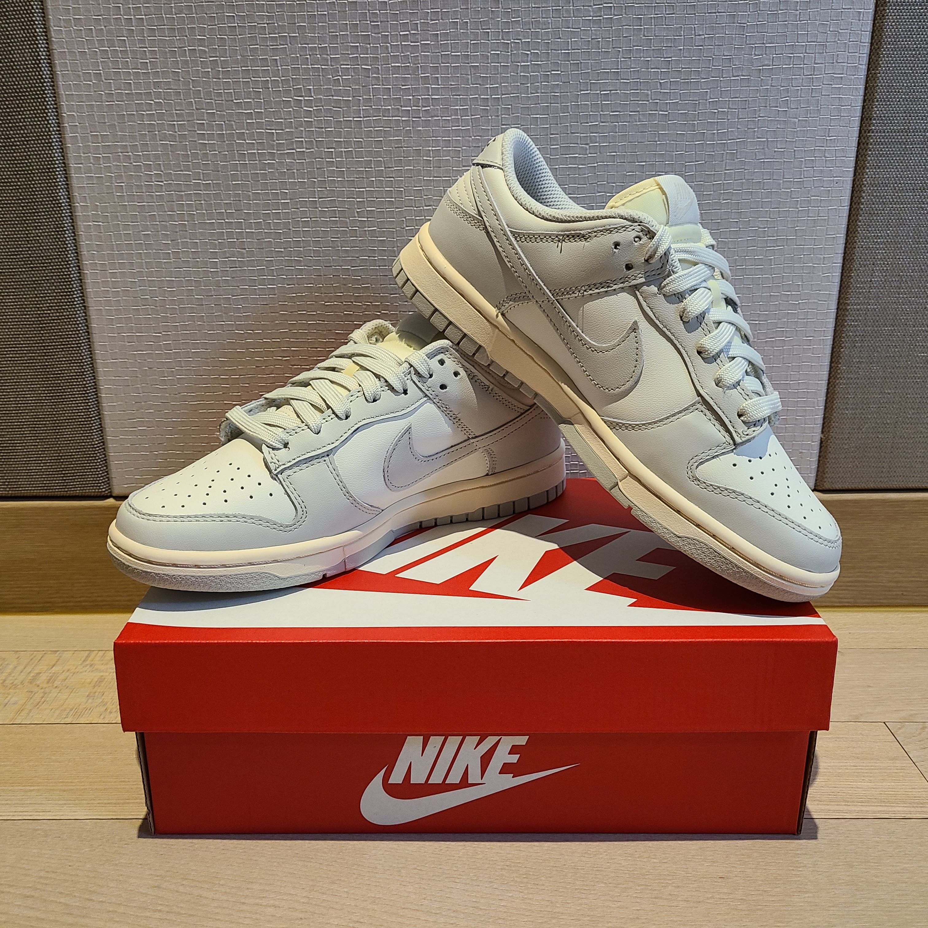(W) Nike Dunk Low Light Bone 착용 스타일