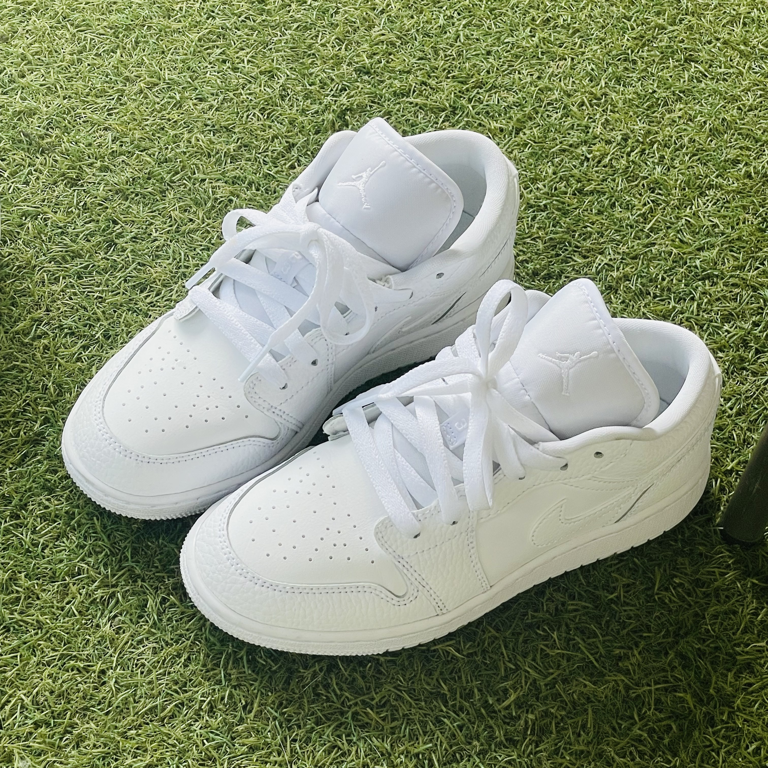 (W) Jordan 1 Low Triple White 2020 착용 스타일