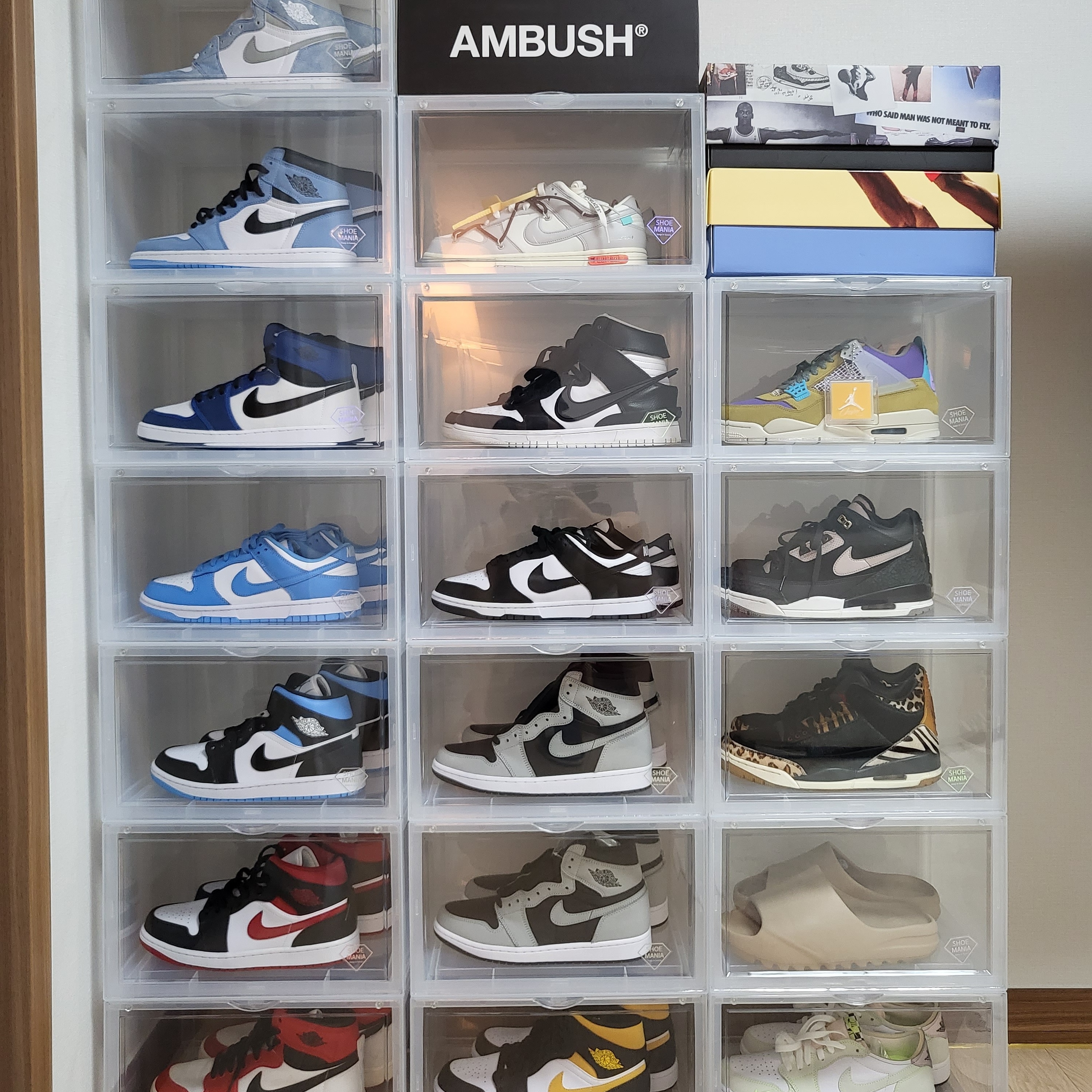 Nike x Off-White Dunk Low The 50 - Lot 46, Nike x Ambush Dunk High Black 착용 스타일