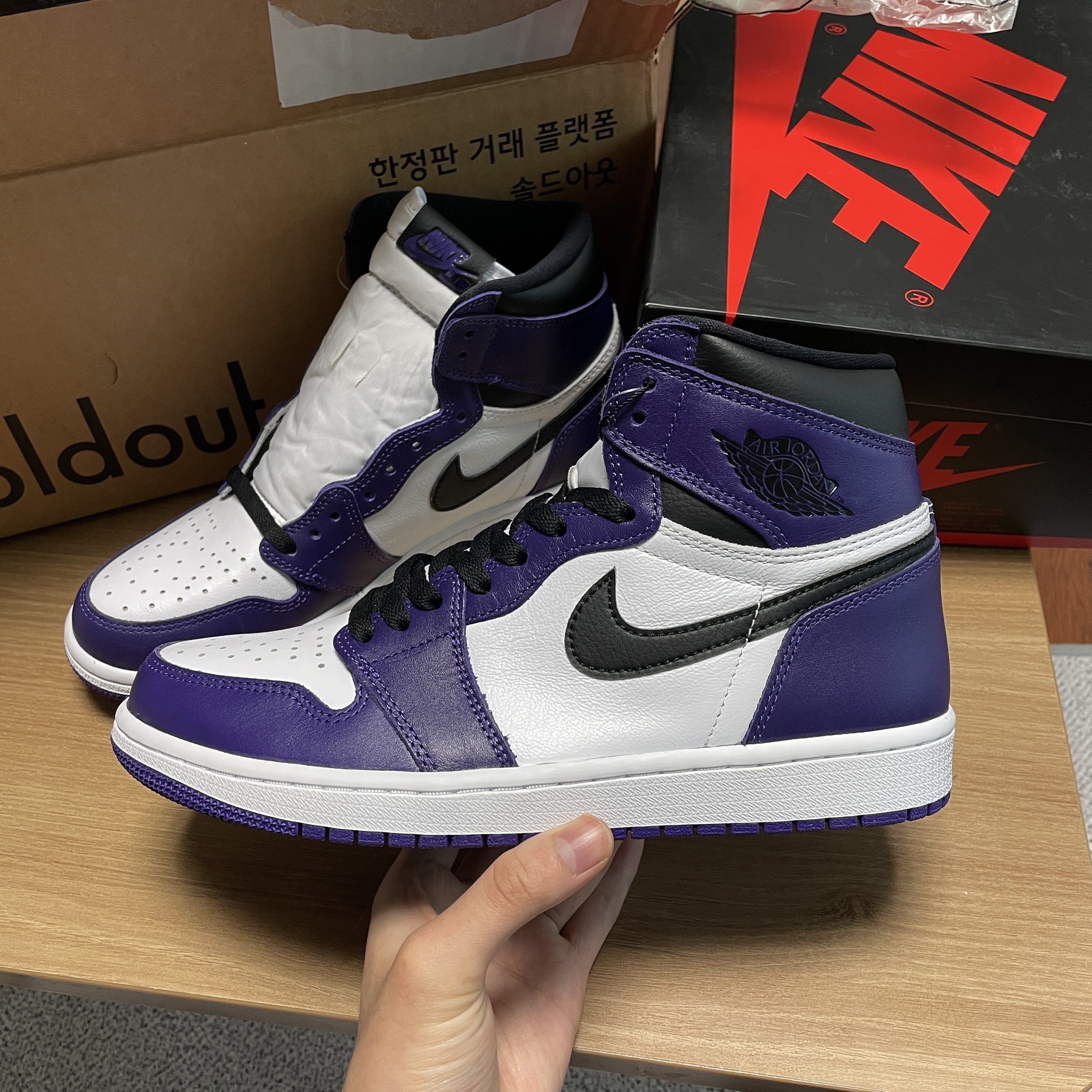Jordan 1 Retro High OG Court Purple 2020 착용 스타일