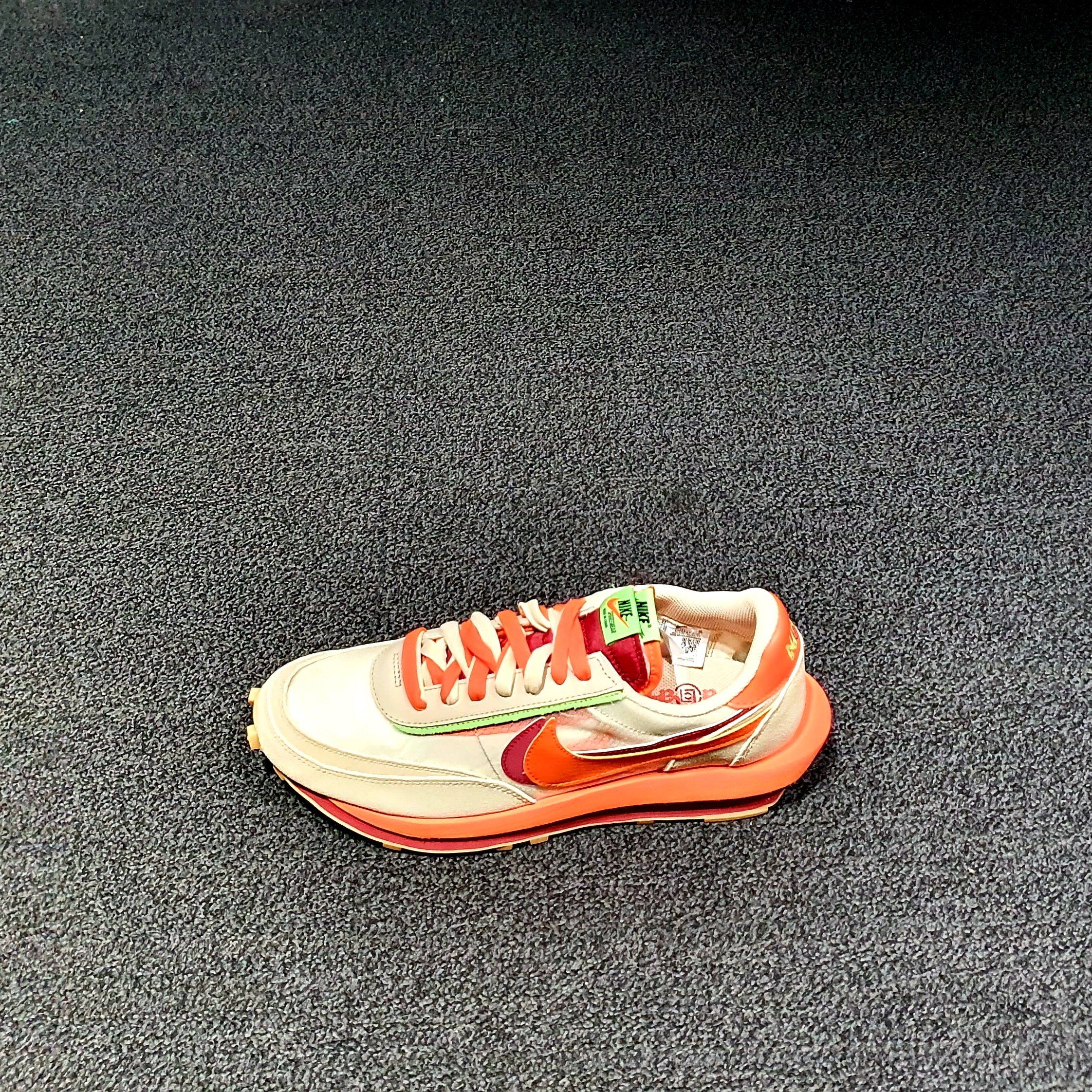 Nike x Sacai x Clot LDWaffle Orange Blaze 착용 스타일