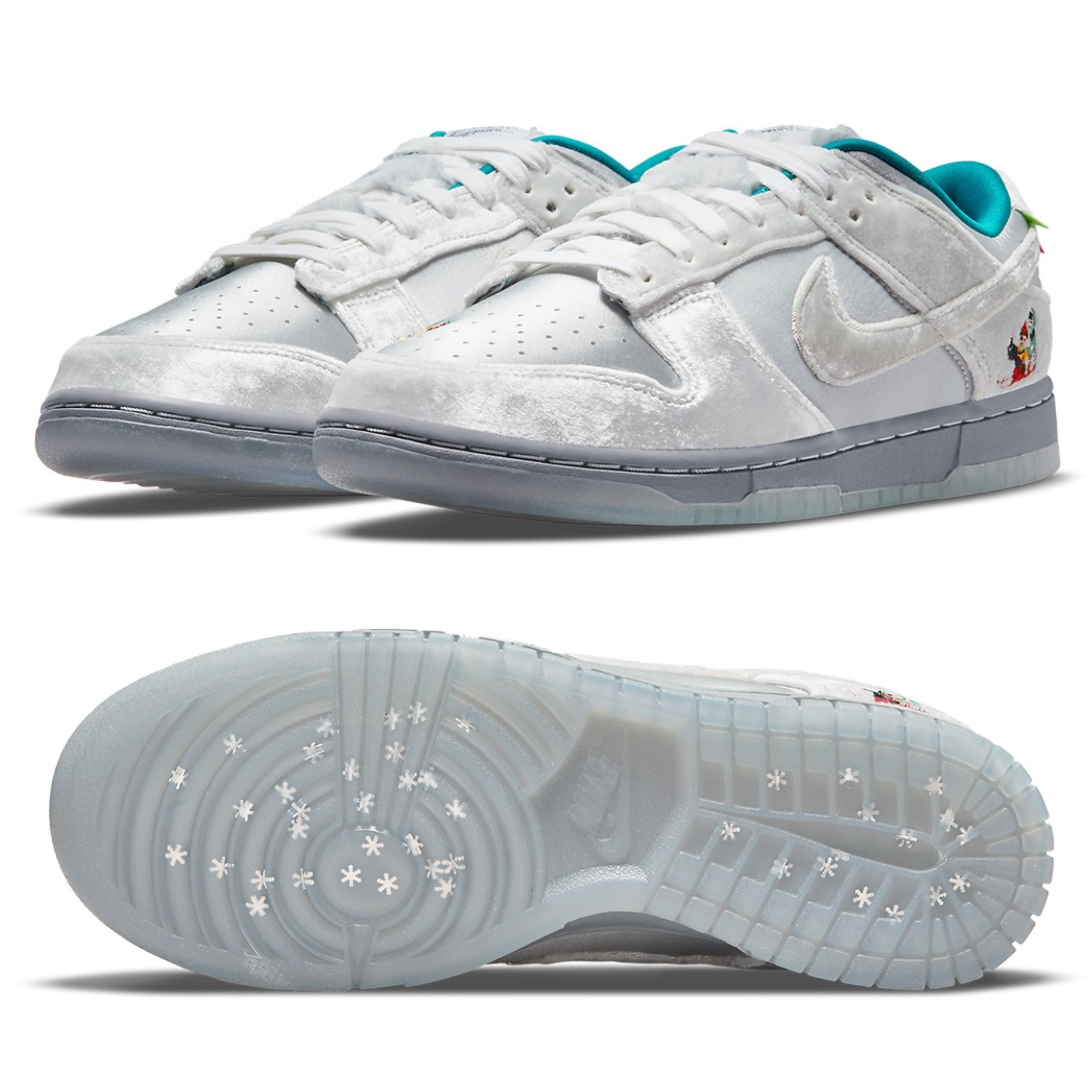 Nike x Sean Cliver SB Dunk Low Holiday Special, (W) Nike Dunk Low Next Nature Sail 착용 스타일 - 2