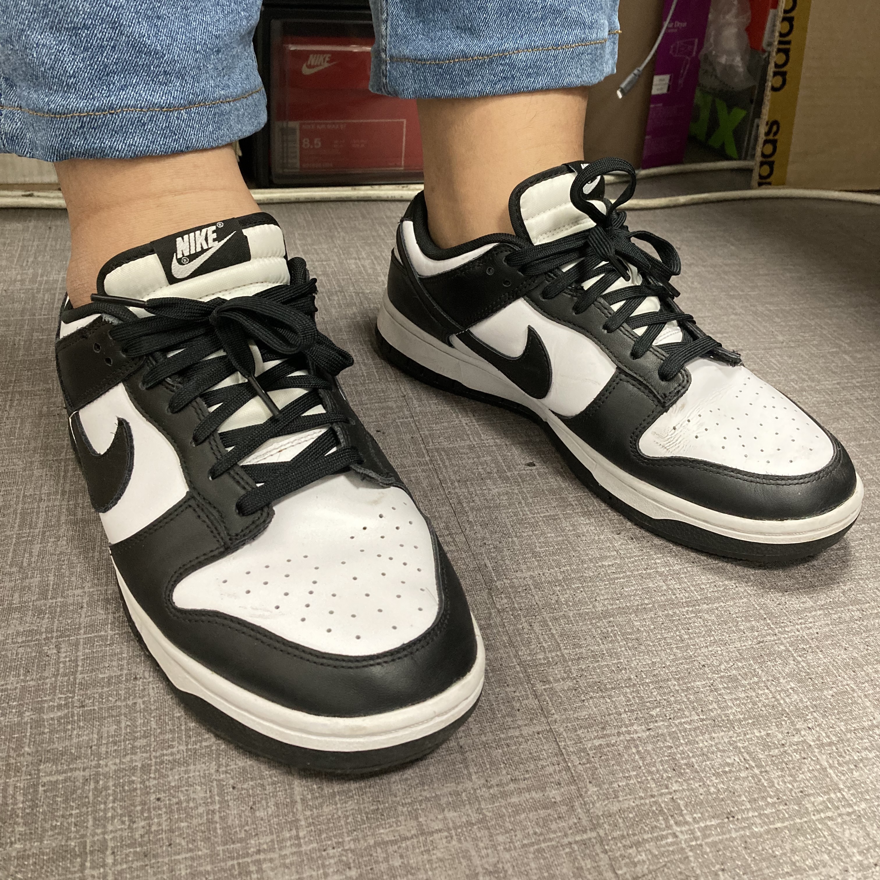 Nike Dunk Low Retro Black 착용 스타일