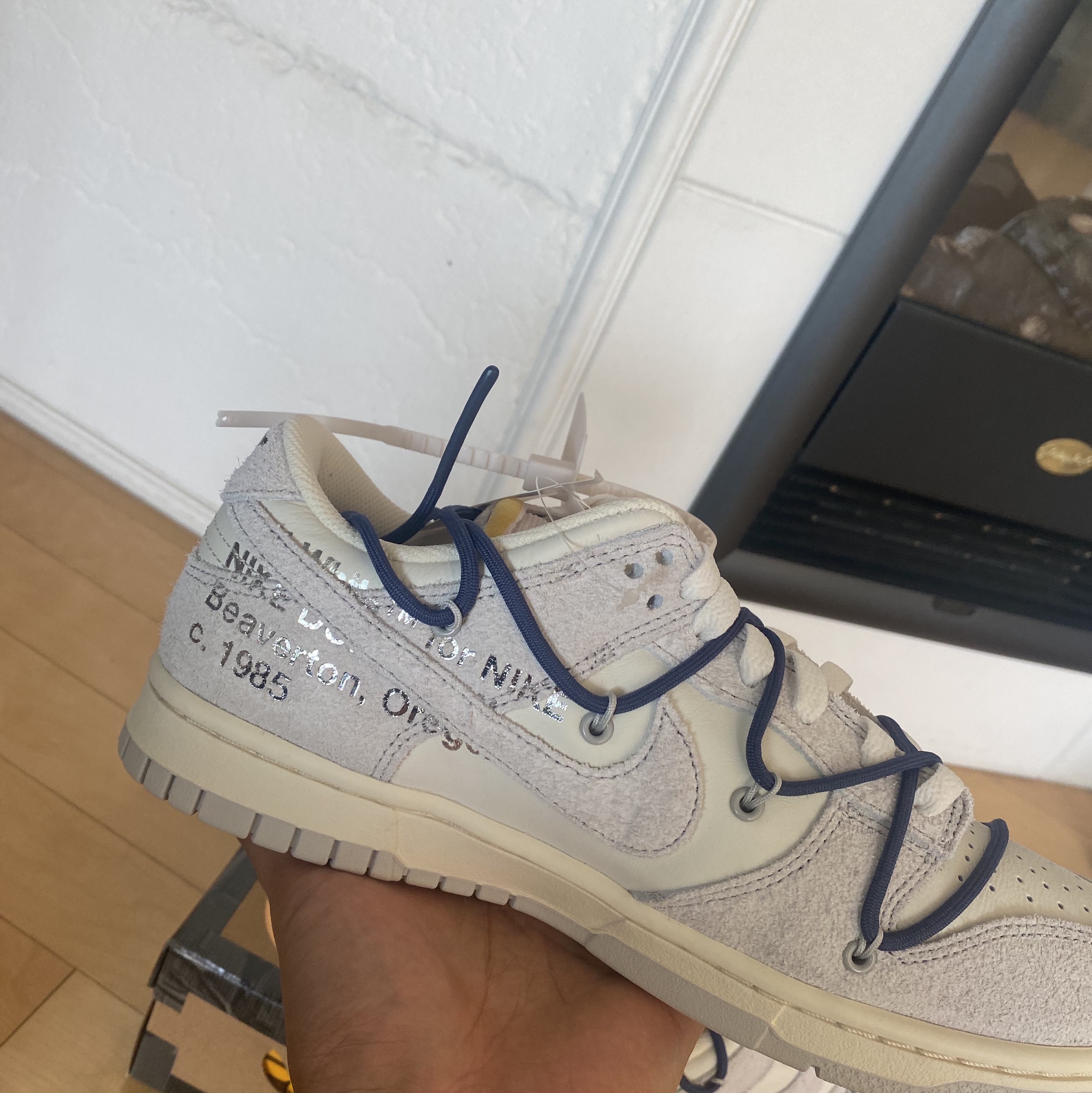 Nike x Off-White Dunk Low The 50 - Lot 18 착용 스타일 - 1