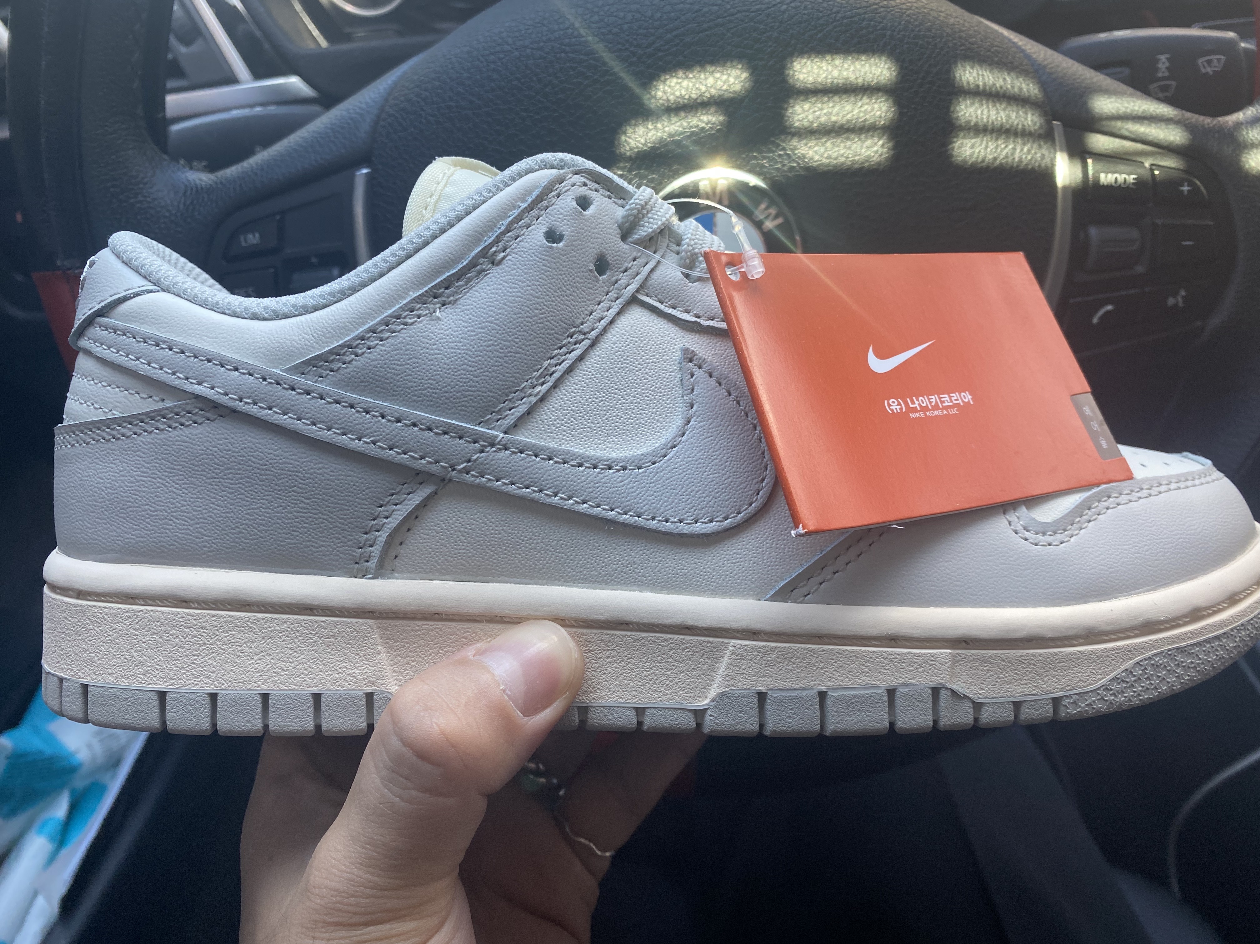 (W) Nike Dunk Low Light Bone 착용 스타일