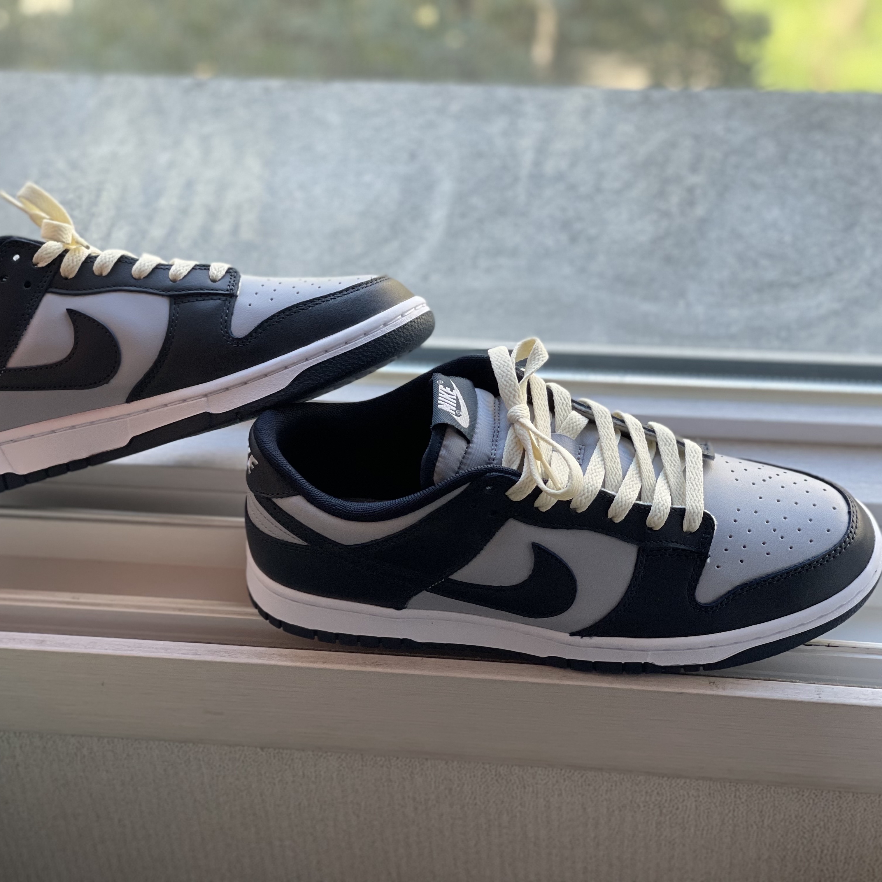 Nike Dunk Low Retro Championship Grey 착용 스타일 - 1