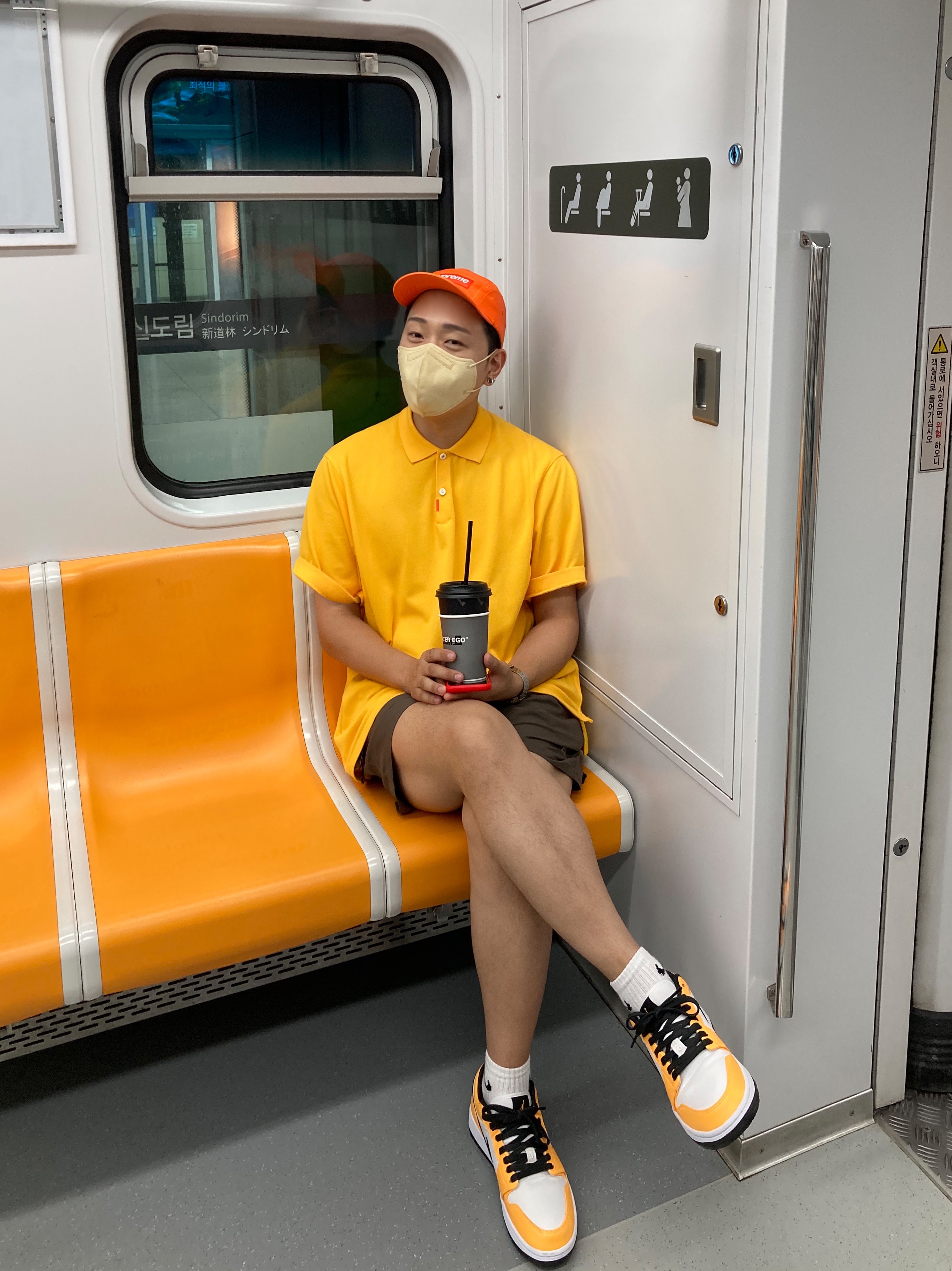 (W) Jordan 1 Low SE Laser Orange 착용 스타일