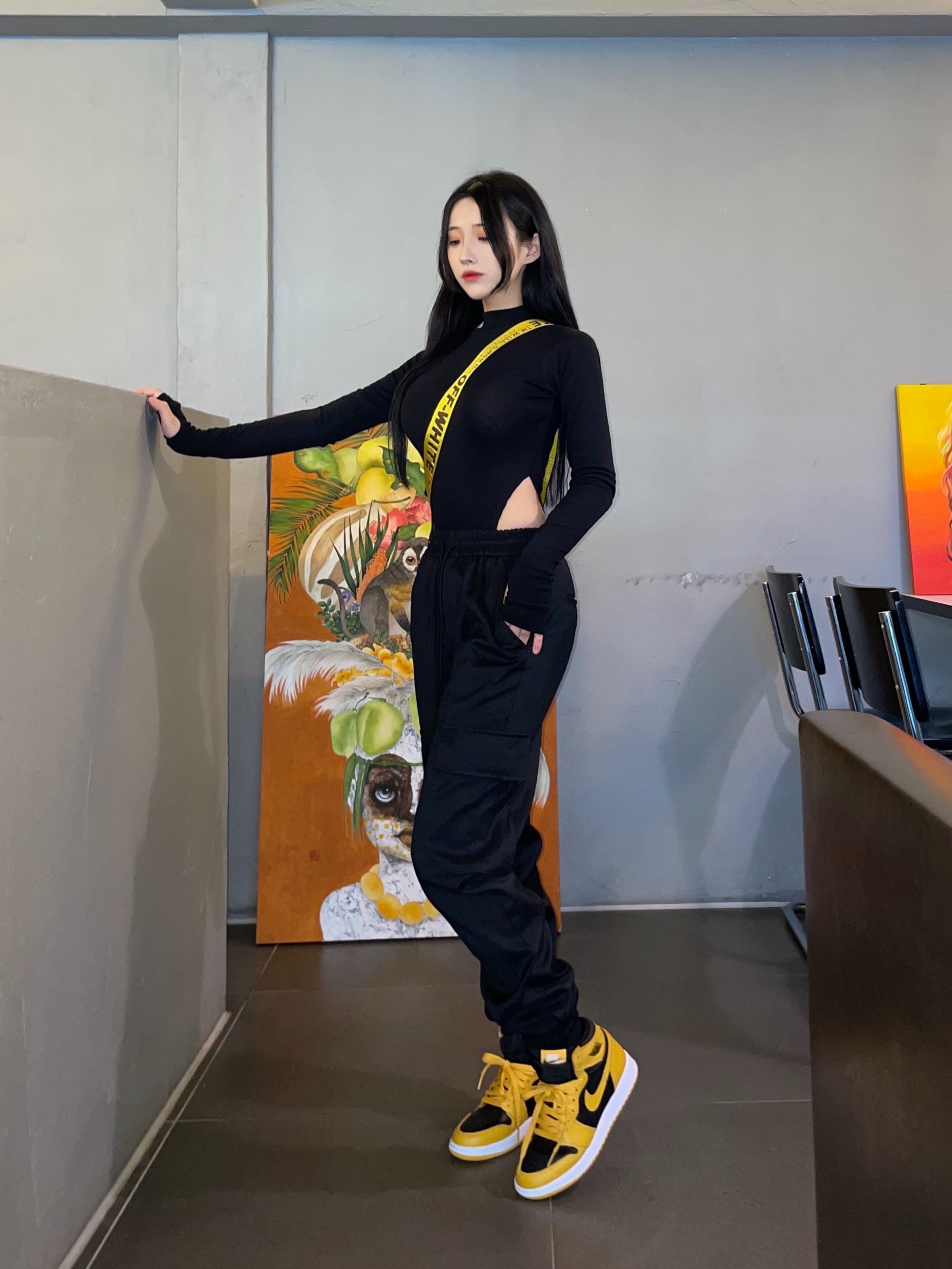 (GS) Jordan 1 Retro High OG Pollen 착용 스타일