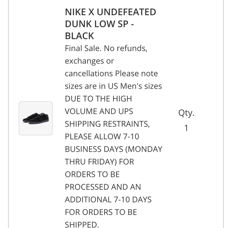 Nike x Undefeated Dunk Low SP 5 On It Black 착용 스타일