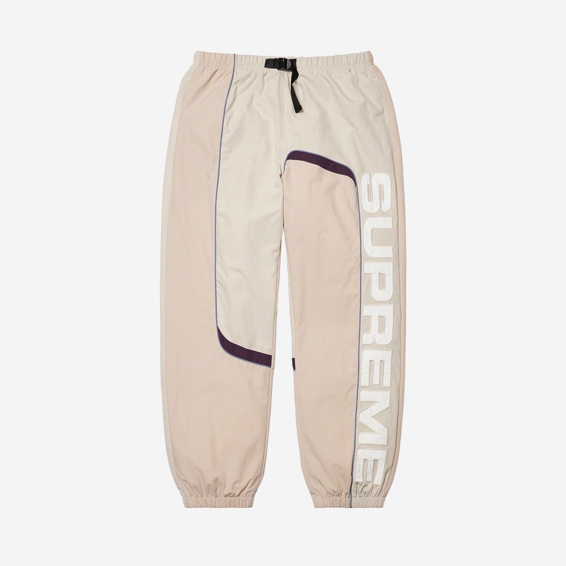 Supreme S Paneled Belted Track Pants Pink - 21FW 상세 이미지 1