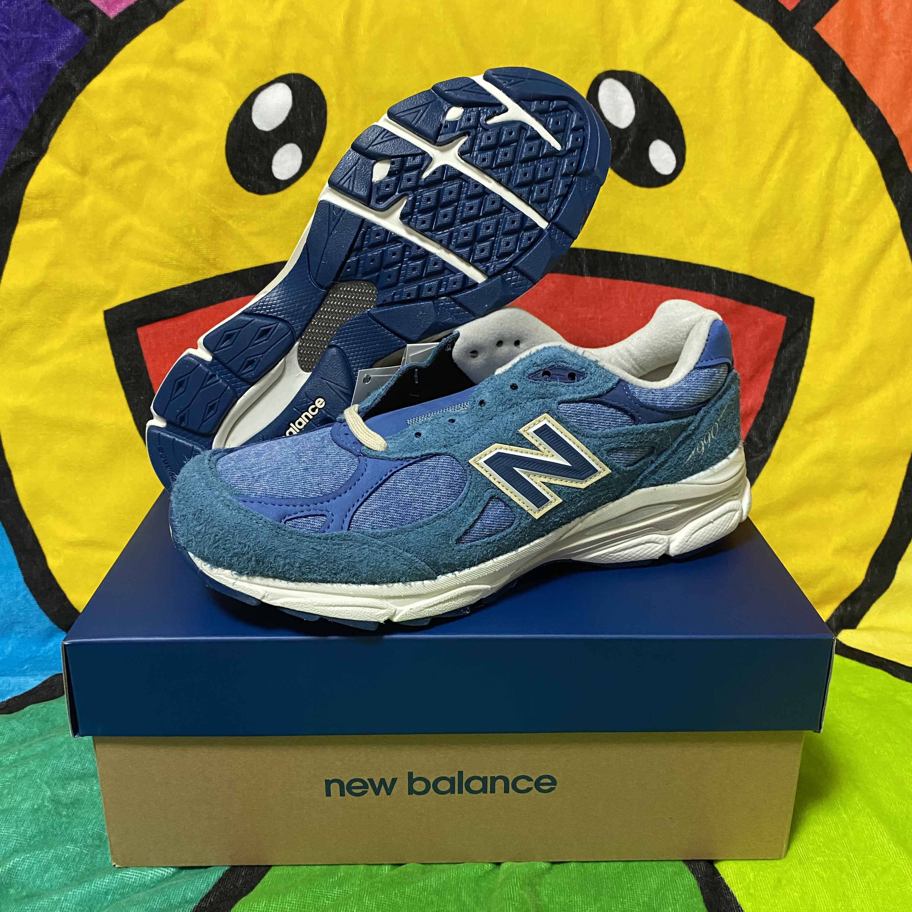 New Balance x Levi's 990v3 Blue (Levi's Tag), Jordan 4 x Levi's Retro Denim (Levi's Tag) 착용 스타일 - 2