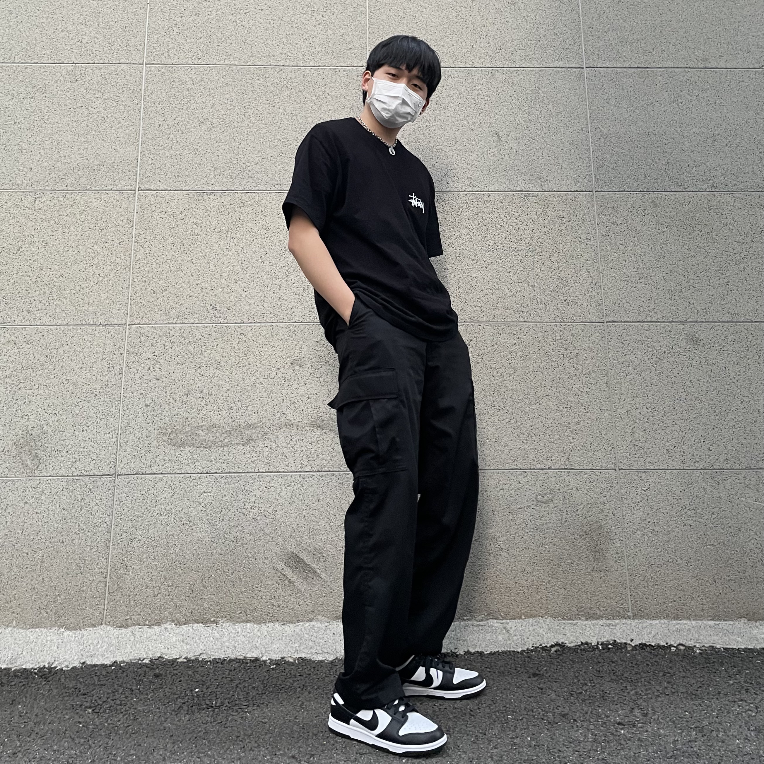 Nike Dunk Low Retro Black 착용 스타일